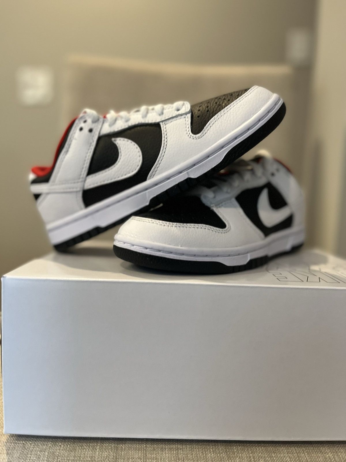 Nike Nike ID: Nike Dunk low (Reverse Panda) Size US 5 / IT 35 - 10 Thumbnail
