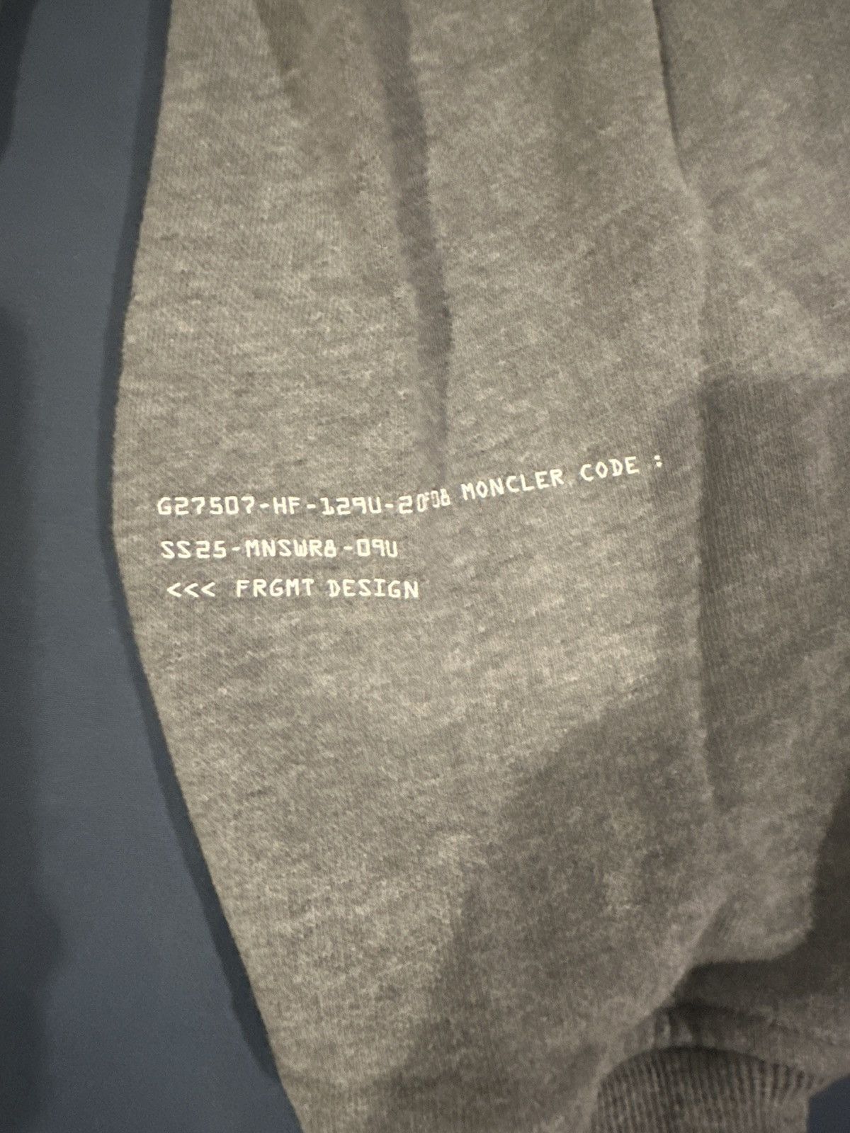 Fragment Design × Moncler MONCLER GENIUS 7 FRAGMENT HIROSHI FUJIWARA Cotton Sweatshirt Size US S / EU 44-46 / 1 - 4 Thumbnail