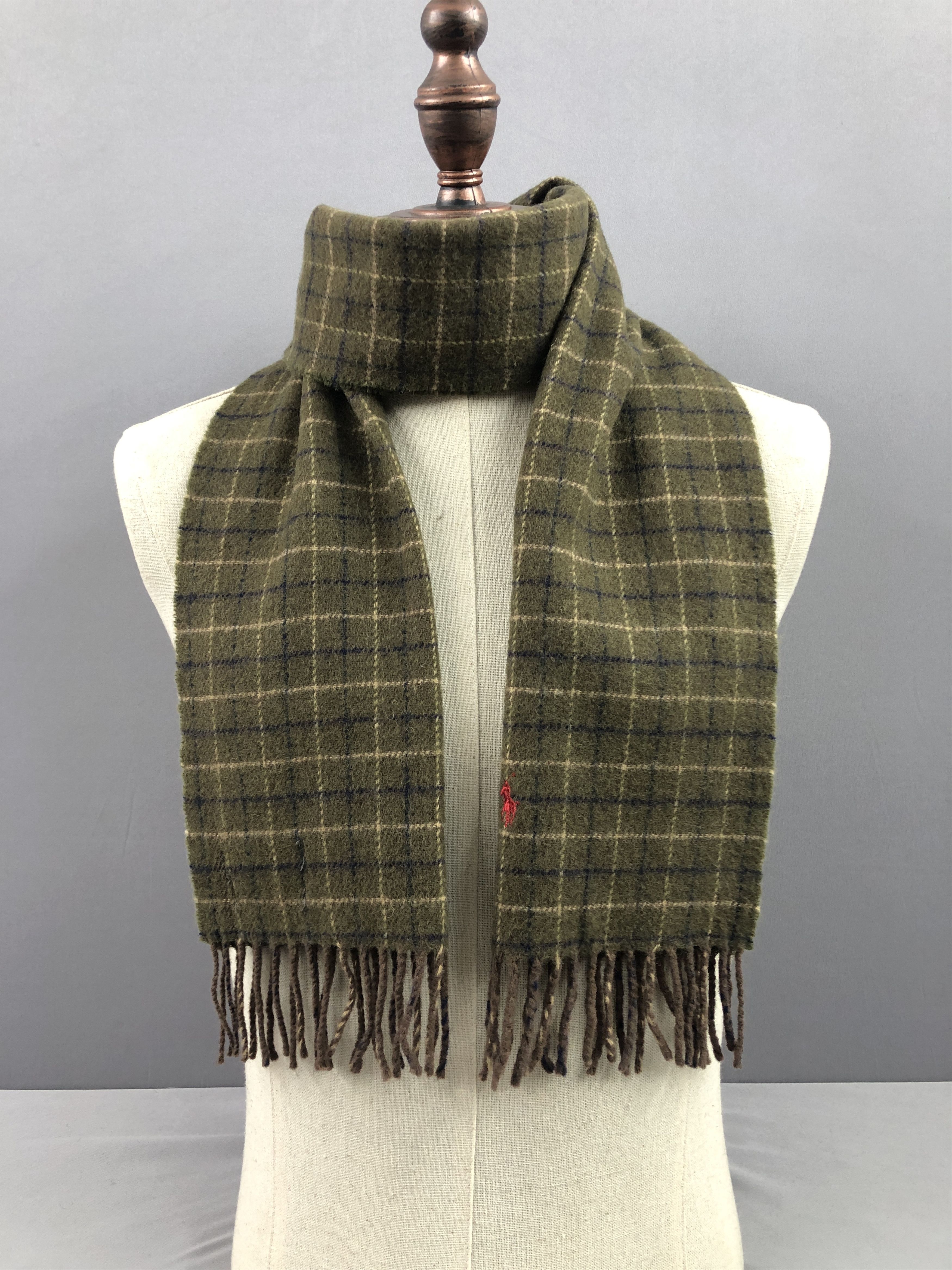 Polo Ralph Lauren Vintage Polo Ralph Lauren Wool Scarf / Muffler / Neckwear Size ONE SIZE - 1 Thumbnail
