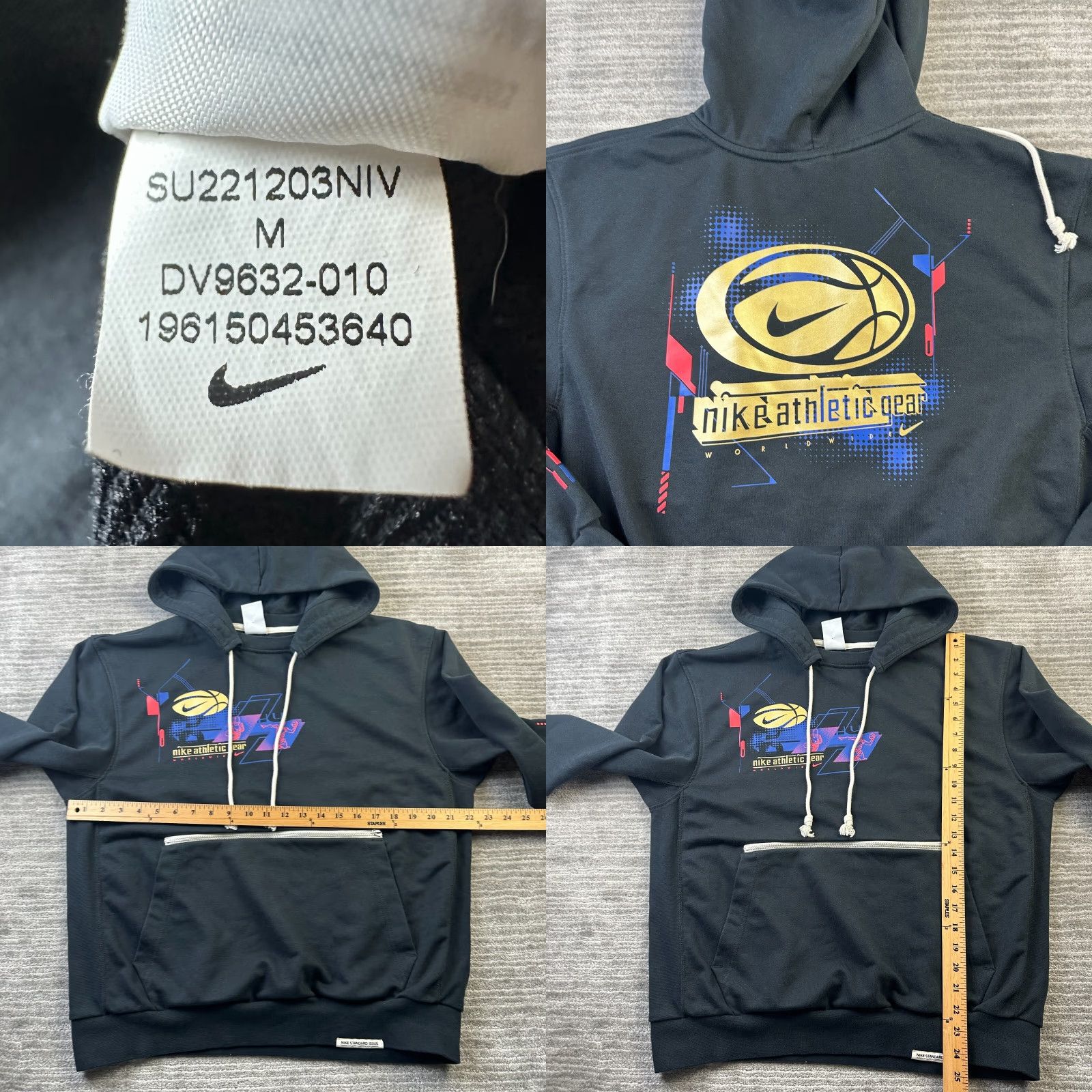 Nike Nike Hoodie Mens Medium Standard Issue Pullover Dri Fit Sweatshirt Basketball Size US M / EU 48-50 / 2 - 8 Thumbnail