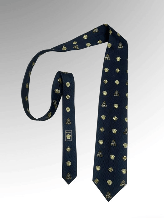 Claude Montana × Etro × Versace Luxury Designer Silk Tie Set – Versace,Etro & Claude Montana Size ONE SIZE - 4 Thumbnail