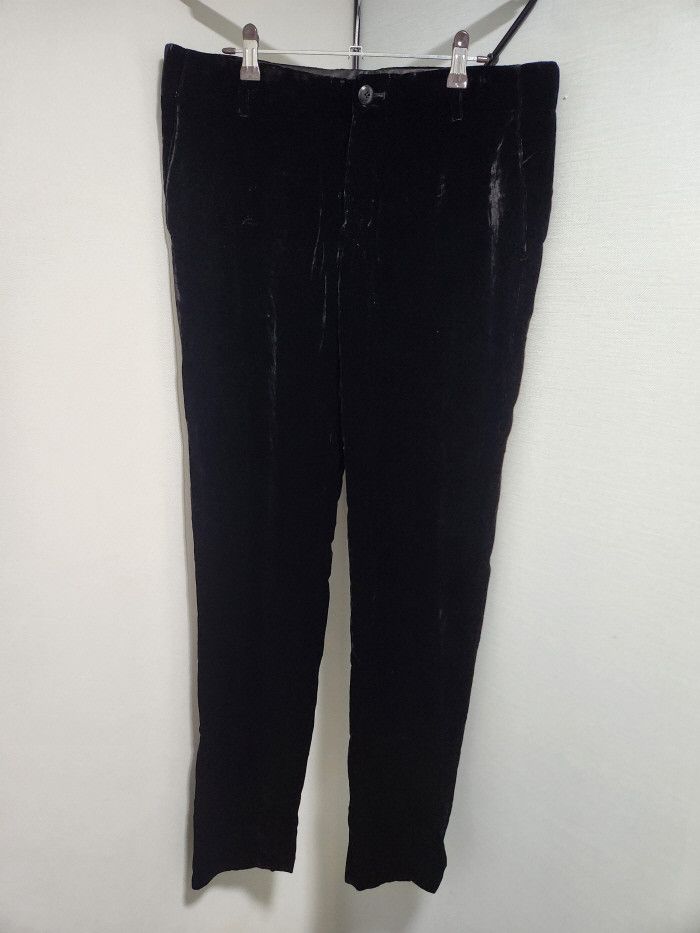 Rick Owens Rick Owens NOIR velvet Tapered PANTS Size US 28 / EU 44 - 5 Thumbnail
