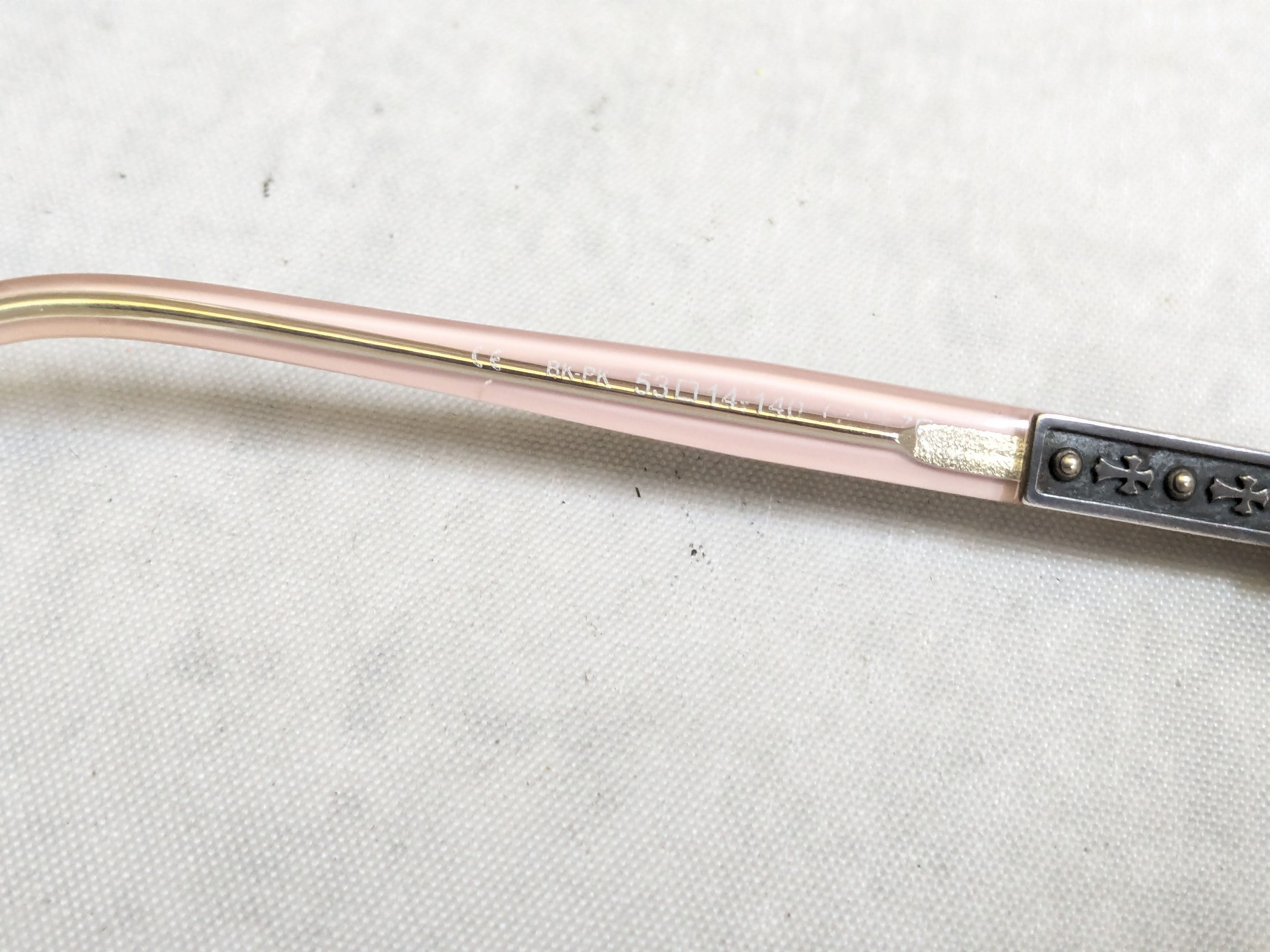 Chrome Hearts Chrome Hearts Cooze Eyeglasses Pink Black Cross Size ONE SIZE - 11 Thumbnail