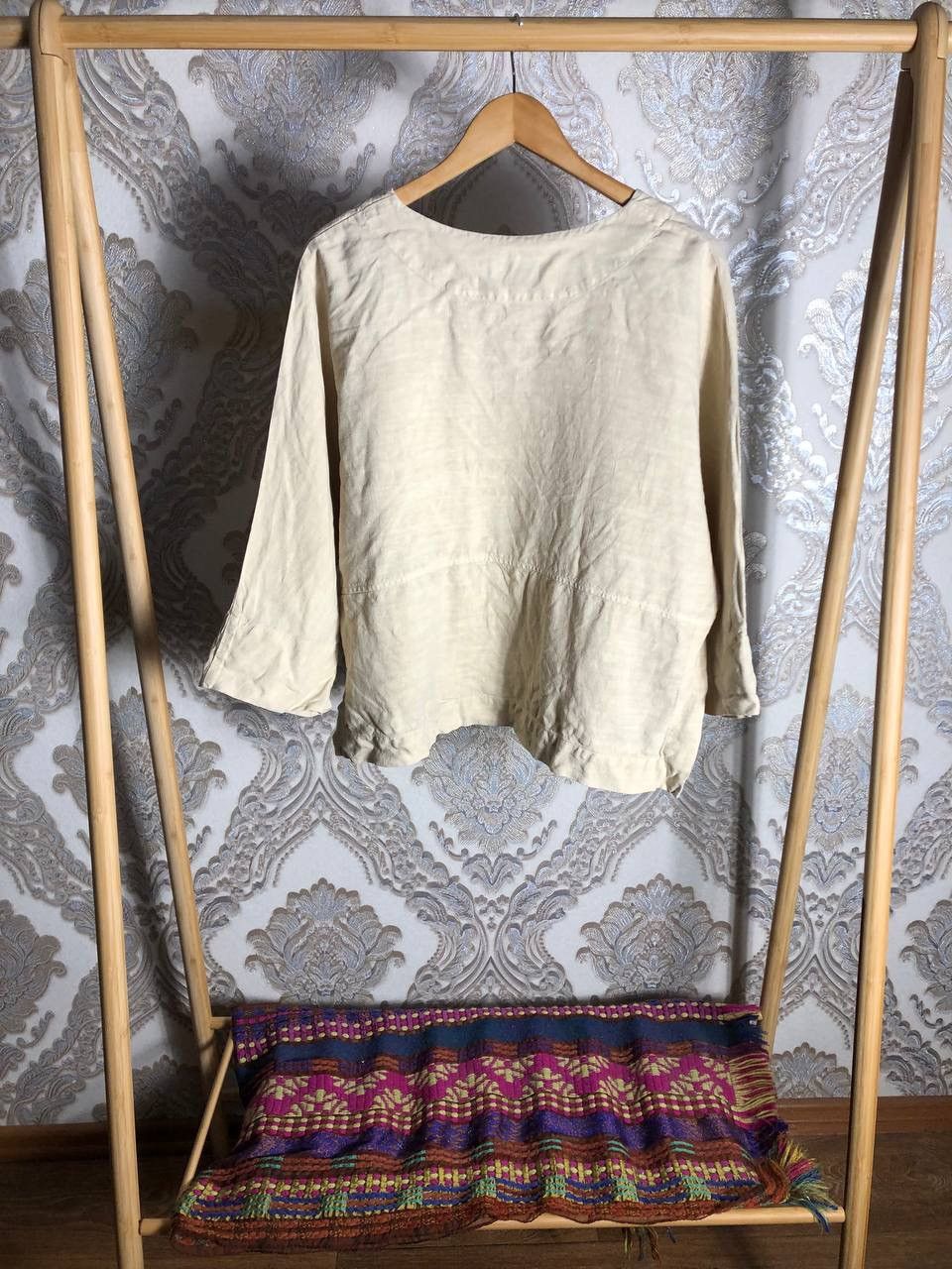 OSKA VINTAGE OSKA LINEN LONG SLEEVE JAPAN STYLE DESIGNER Y2K 90s Size M / US 6-8 / IT 42-44 - 6 Thumbnail