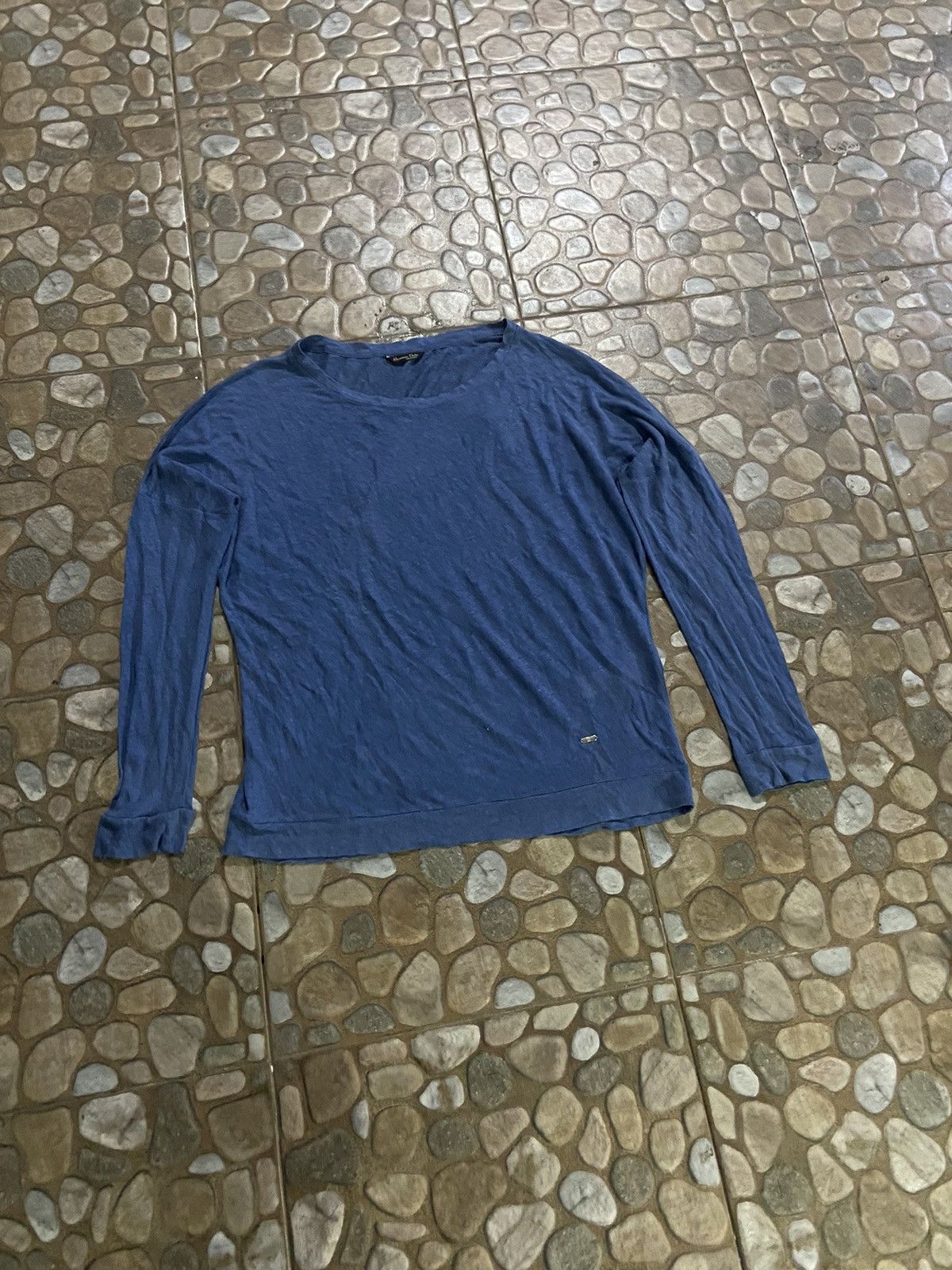 Massimo Dutti × Vintage VTG massing dutty knite long sleeve t-shirt Size US XL / EU 56 / 4 - 2 Thumbnail