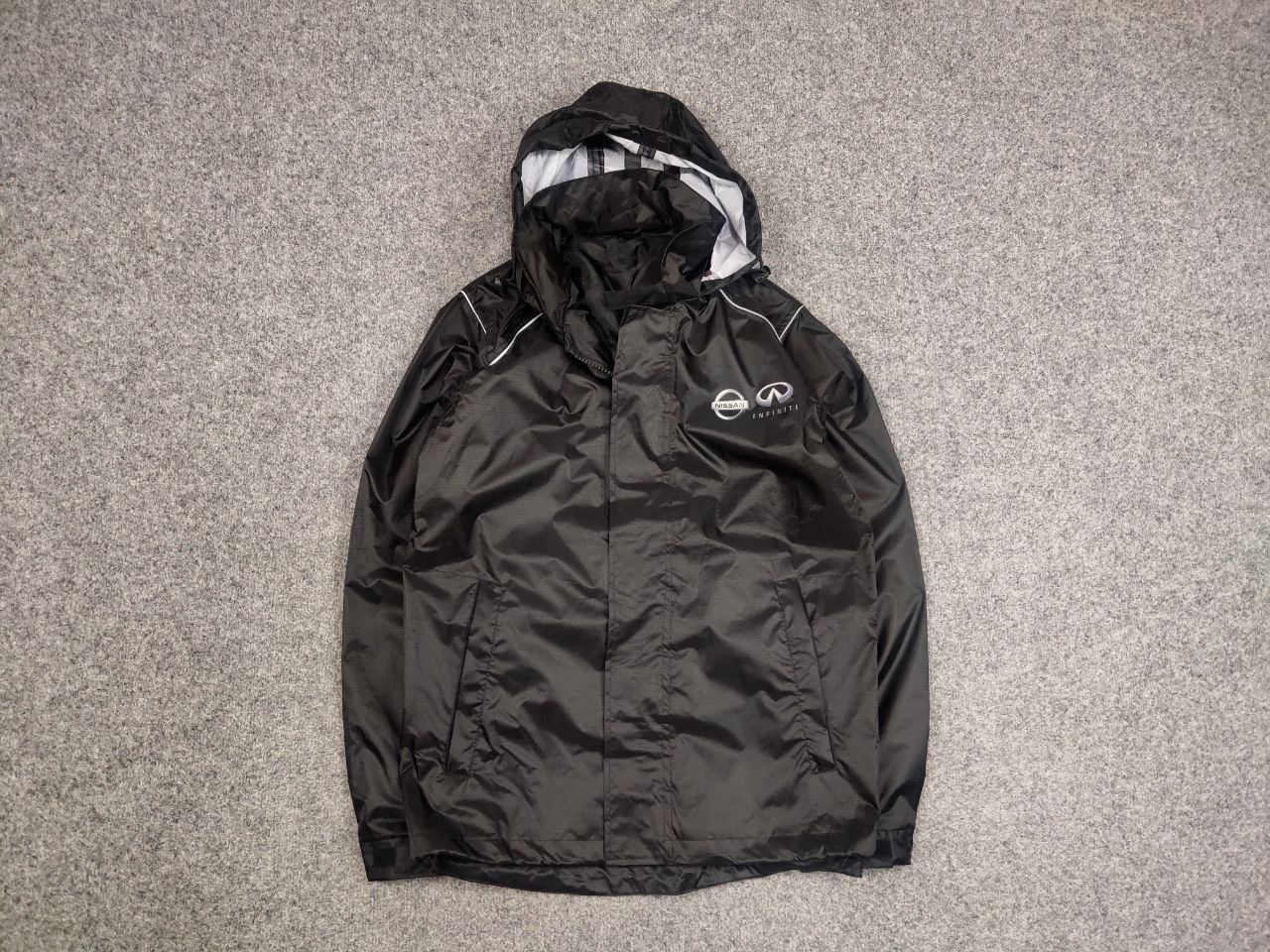 Vintage Nissan Infiniti Japan Racing Car Light Windbreaker Jacket Size US M / EU 48-50 / 2 - 2 Thumbnail