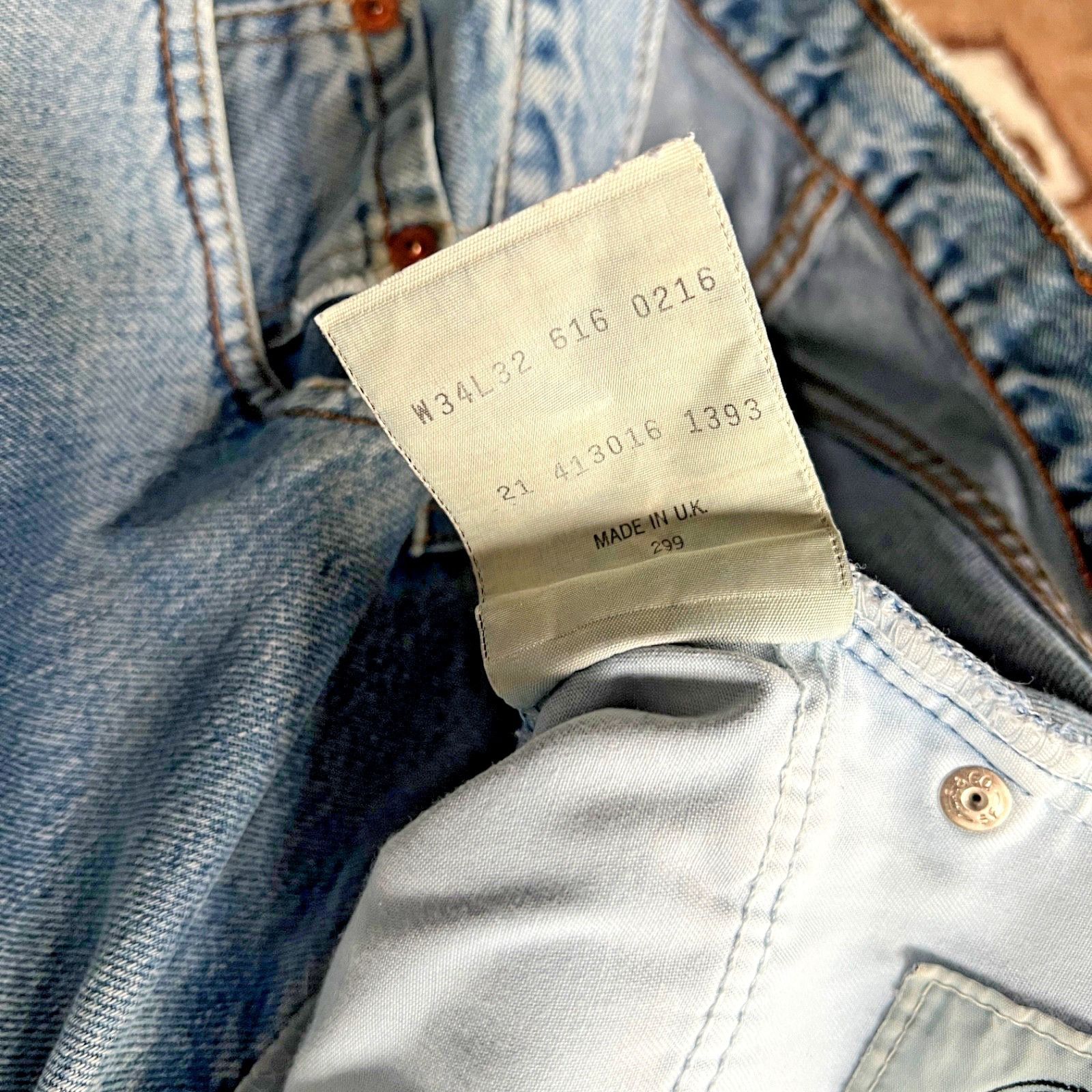 Levi's Levi's 616 Orange Tab Relaxed Vintage Jeans 9822AC Size US 32 / EU 48 - 5 Thumbnail