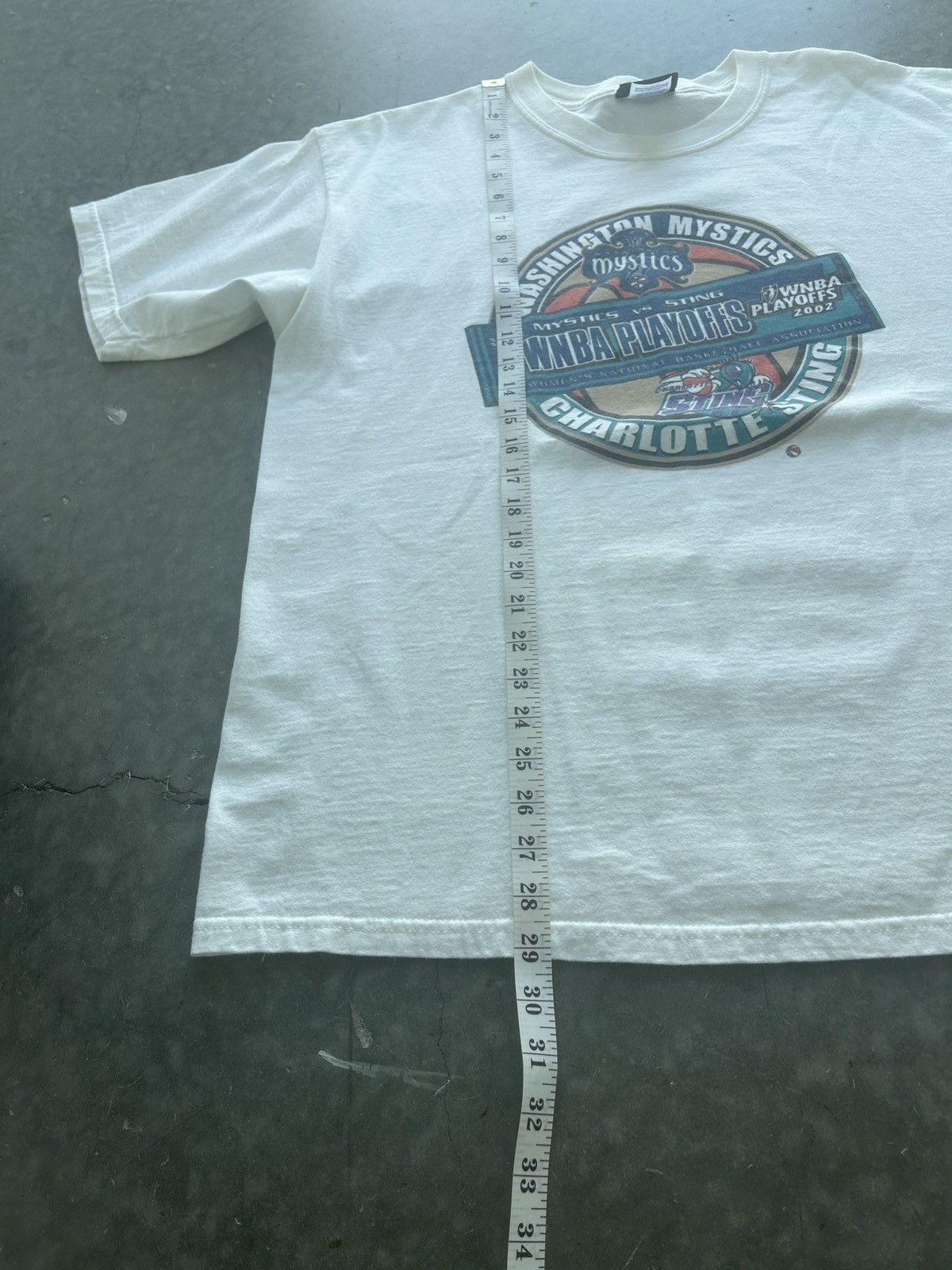 NBA Vintage 2002 WNBA Playoffs Graphic Tee Sting vs Mystics Size US XL / EU 56 / 4 - 6 Thumbnail