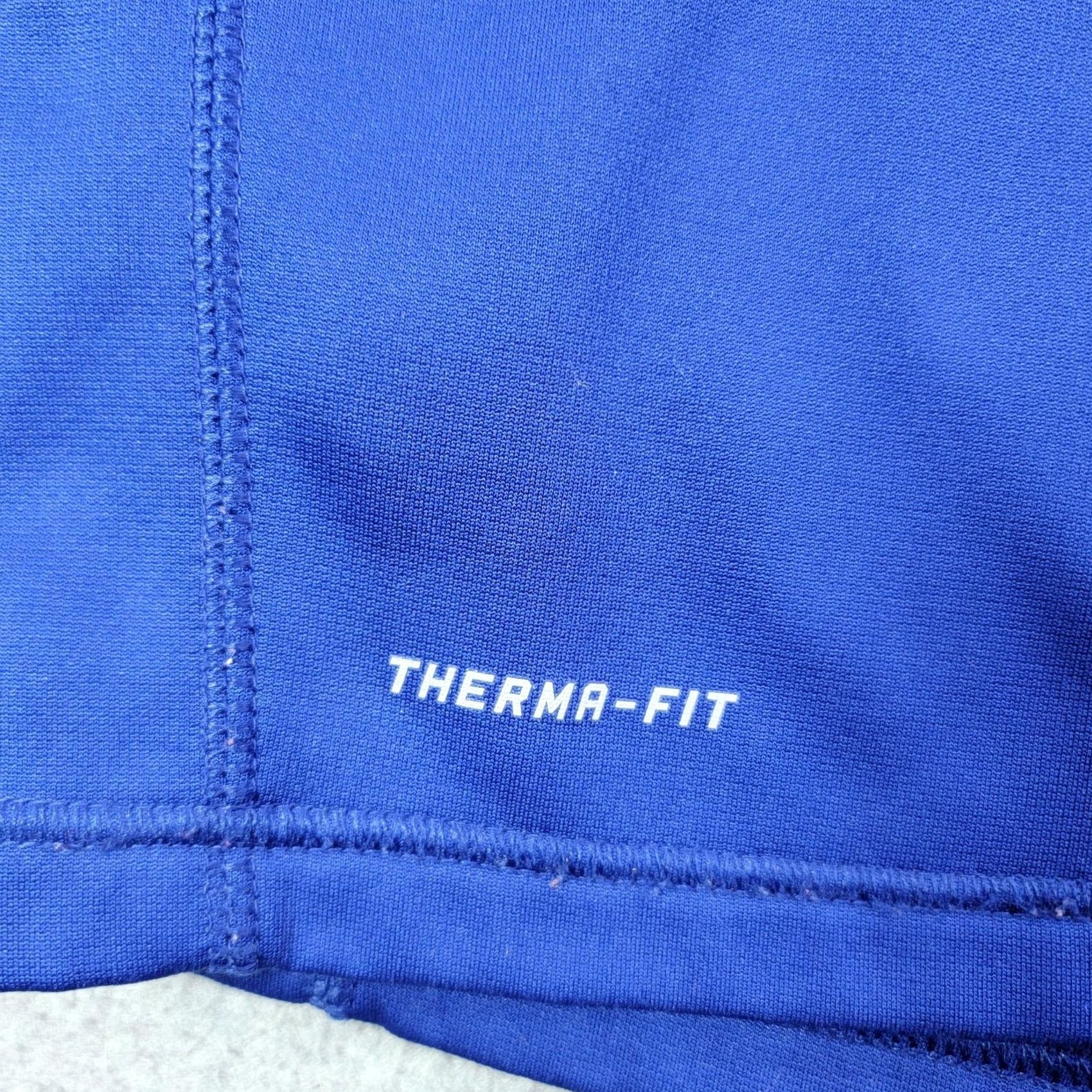 Nike Nike Therma-FIT Running Shirt Mens 2XL Blue 1/4 Zip Pullover Fleece Long Sleeve Size US XXL / EU 58 / 5 - 2 Thumbnail