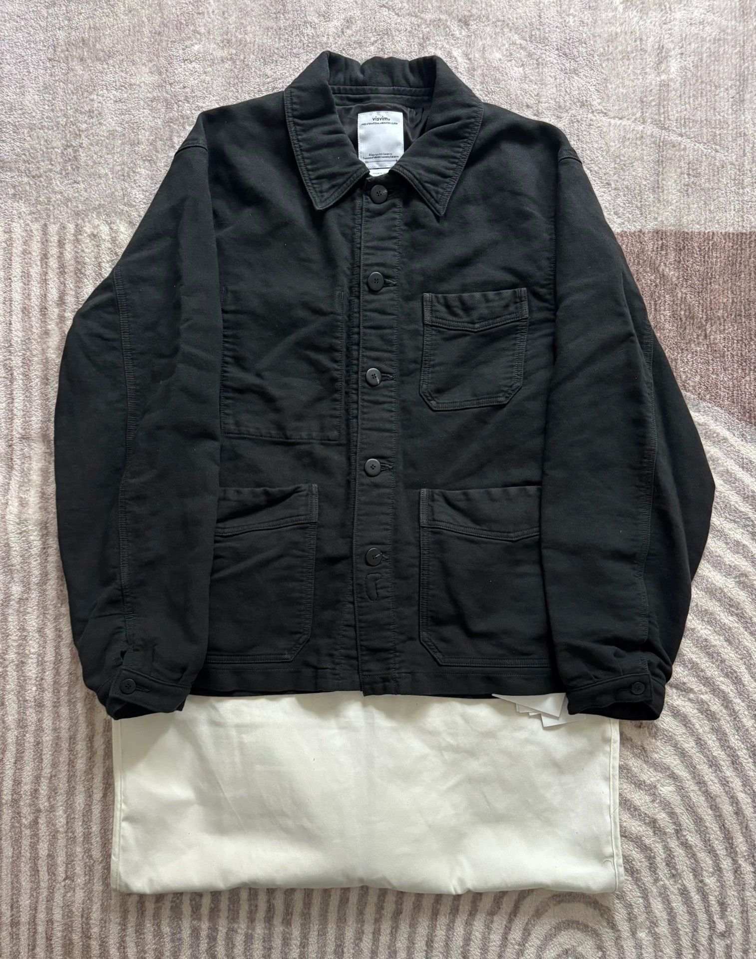 Visvim VISVIM 25AW TRAVAIL COVERALL MOLESKIN DMGD Black 2 Size US M / EU 48-50 / 2 - 1 Thumbnail