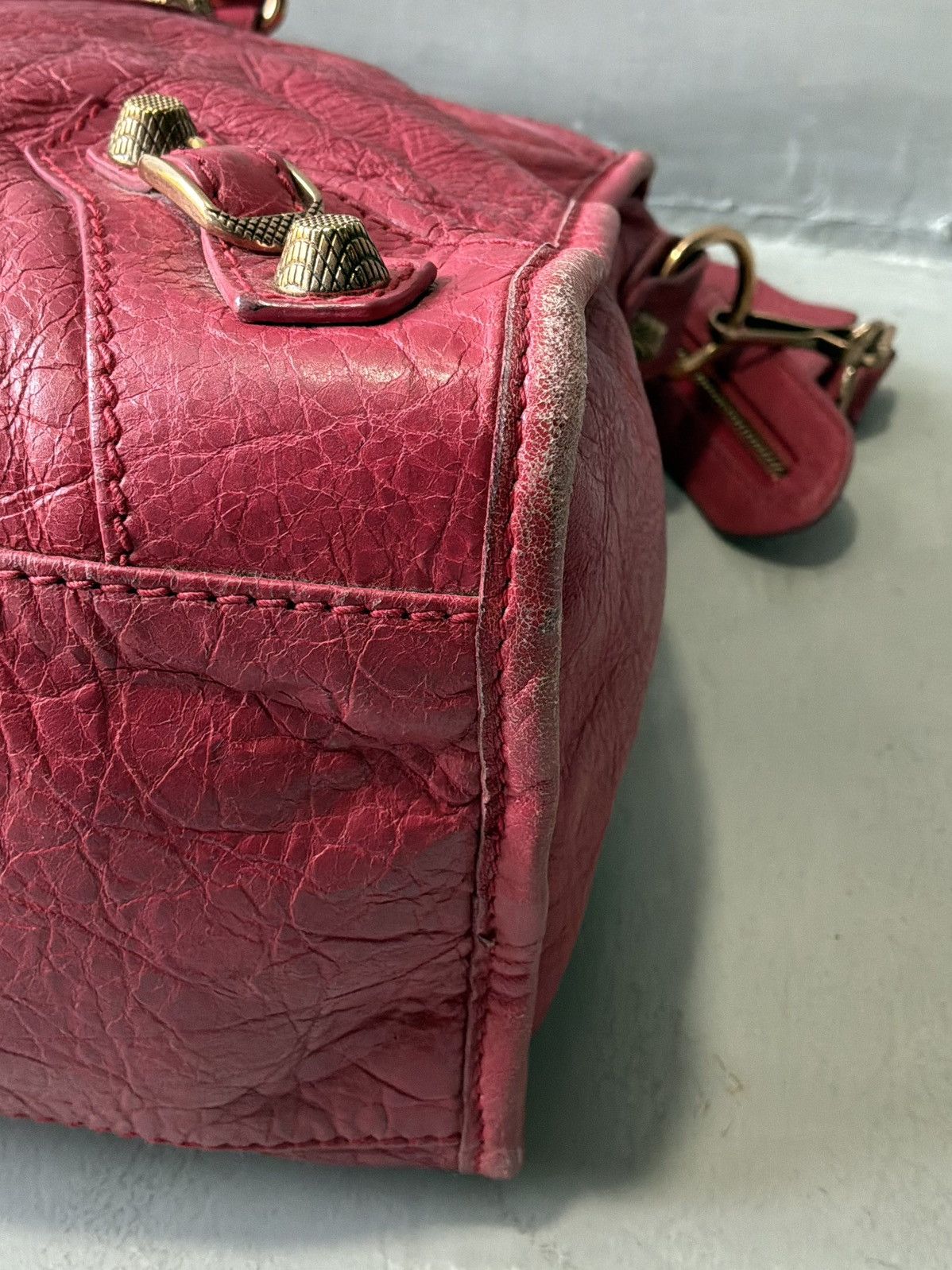 Balenciaga Balenciaga - Classic City Pink Lambskin Bag Size ONE SIZE - 19 Thumbnail