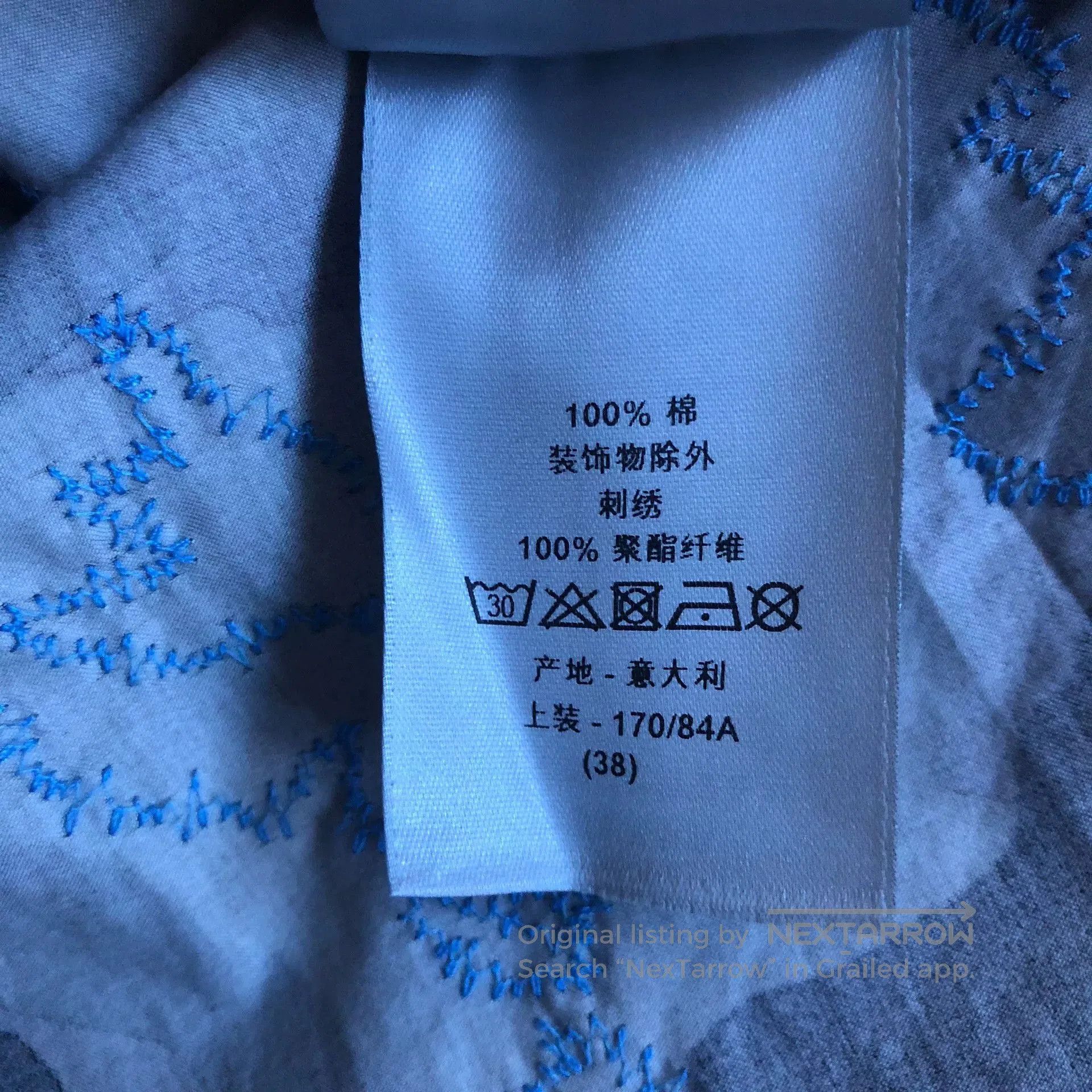 Dior Dior Homme 16SS Camellia Embroidery Shirt. Size US M / EU 48-50 / 2 - 8 Thumbnail