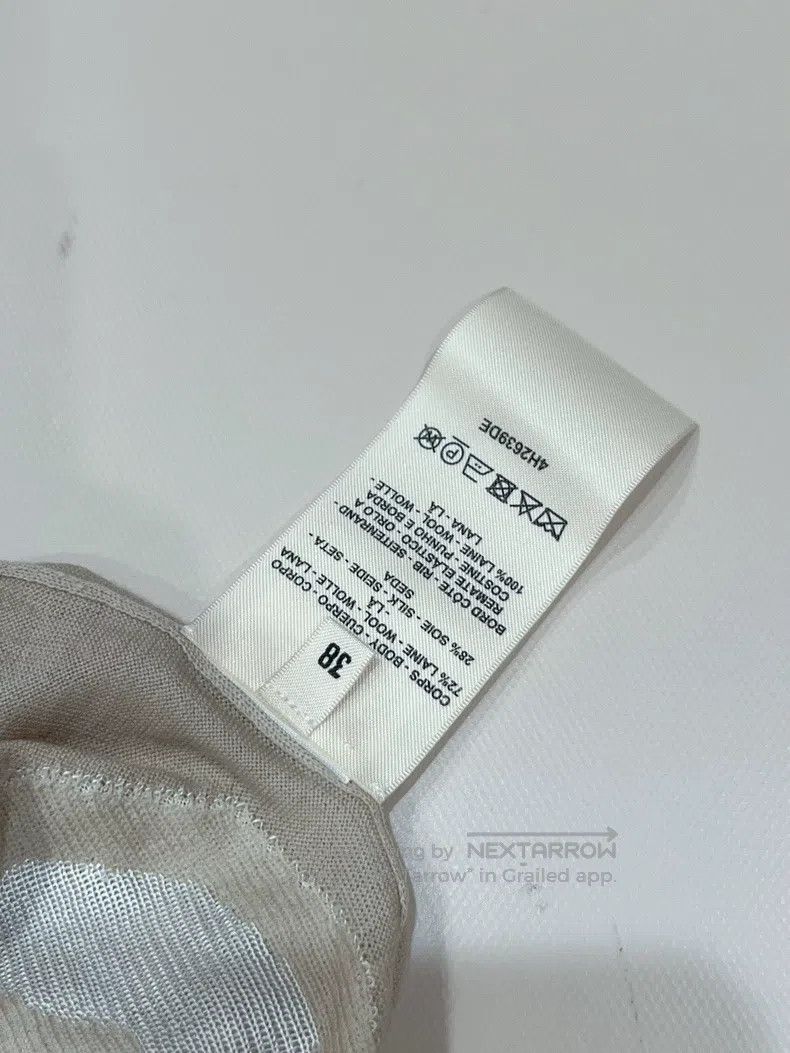 Hermes Hermes Women's Knitted Sweater - Beige Classic Lock Patter Size XS / US 0-2 / IT 36-38 - 4 Thumbnail