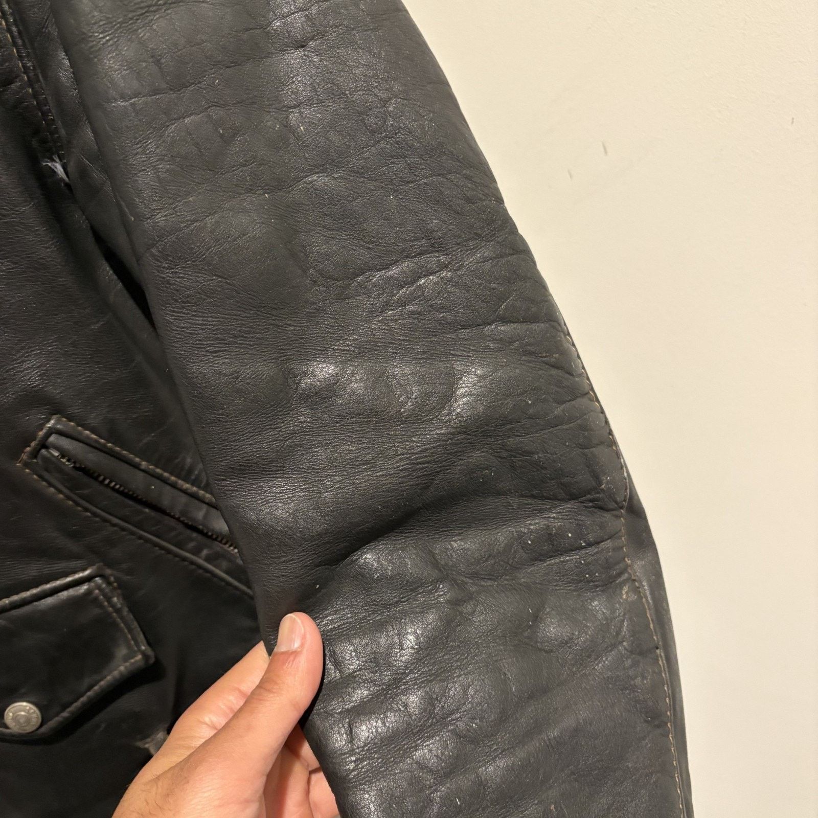 Schott × Vintage Vintage Schott Perfecto 618 Steer Hide Leather Jacket 40 Size US M / EU 48-50 / 2 - 8 Thumbnail