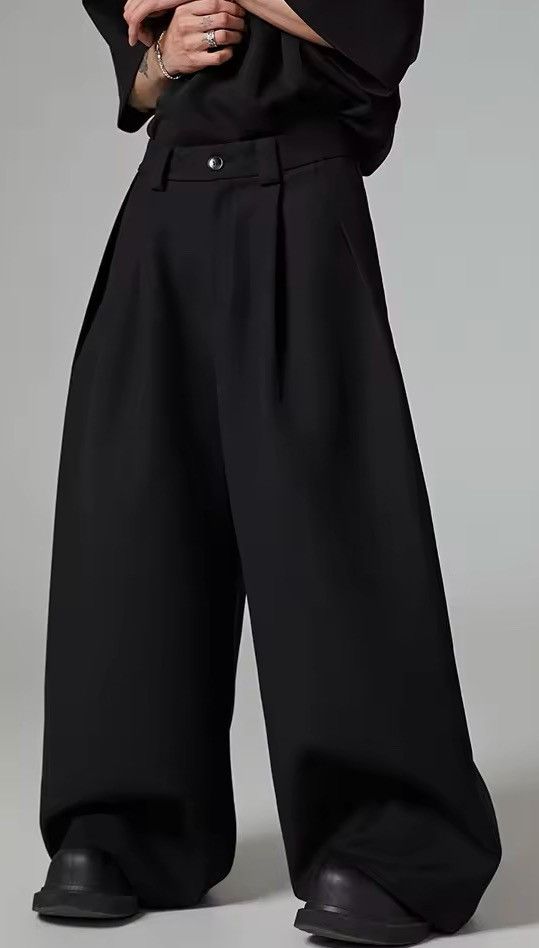 Japanese Brand Cleanfit retro fashion pleated baggy pants Size US 31 - 5 Thumbnail