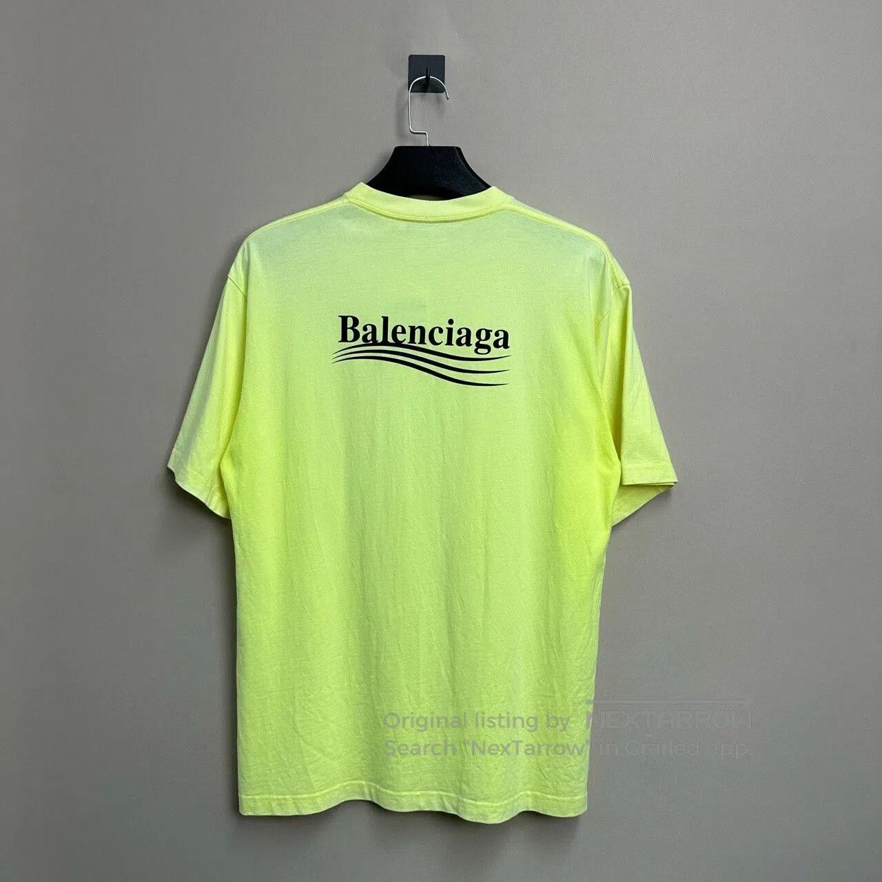 Balenciaga Balenciaga Fluorescent Yellow Short Sleeve Top. Size XXS / US 00 / IT 34 - 2 Thumbnail
