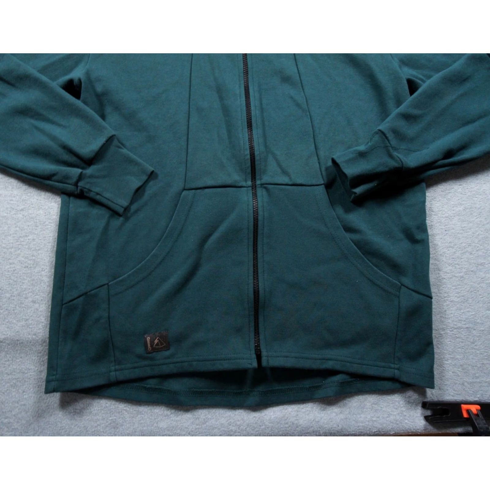 Vintage Deso Sweatshirt Mens Large Green Hoodie Full Zip Sweater Outdoors Made In USA Size US L / EU 52-54 / 3 - 3 Thumbnail