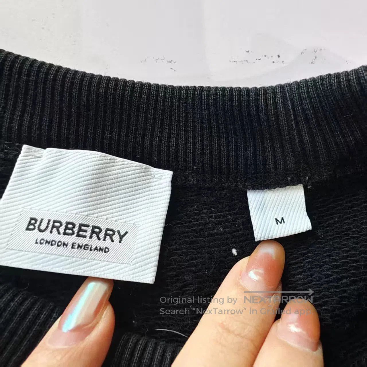 Burberry burberry black sweatshirt size m unisex. Size US M / EU 48-50 / 2 - 3 Thumbnail