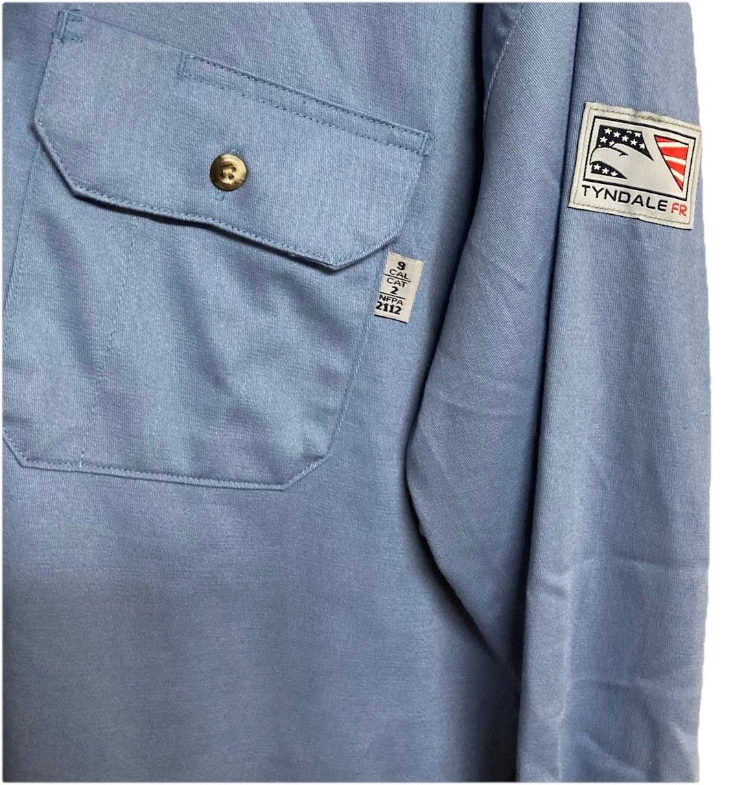 Other Tyndale FR Shirt CAT 2 NFPA 2112 K176T Blue Size XL NWT Size US XL / EU 56 / 4 - 5 Thumbnail