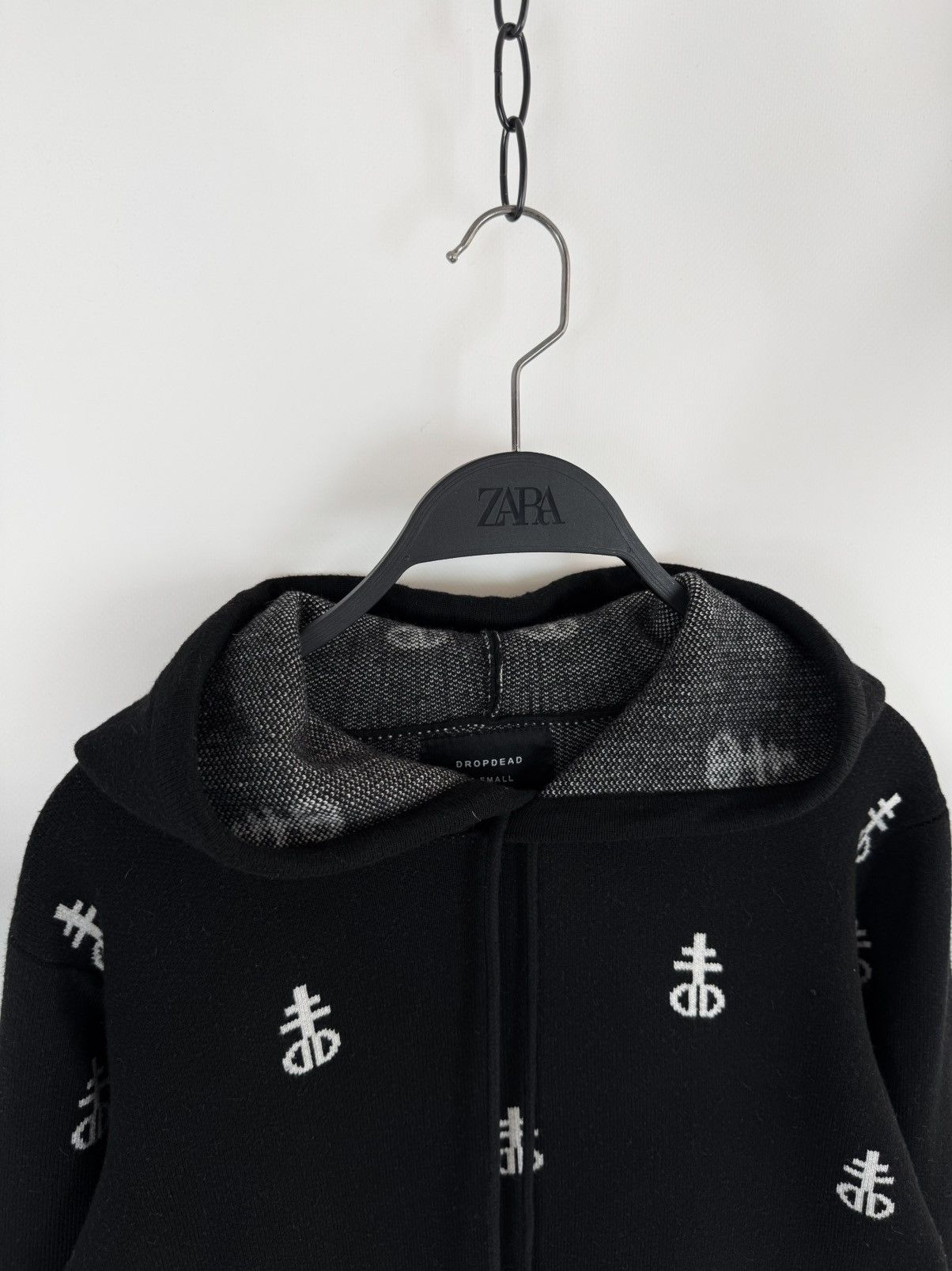 Drop Dead Drop Dead Blasphemy Knit Multi-Logo Hoodie Size US XS / EU 42 / 0 - 3 Thumbnail