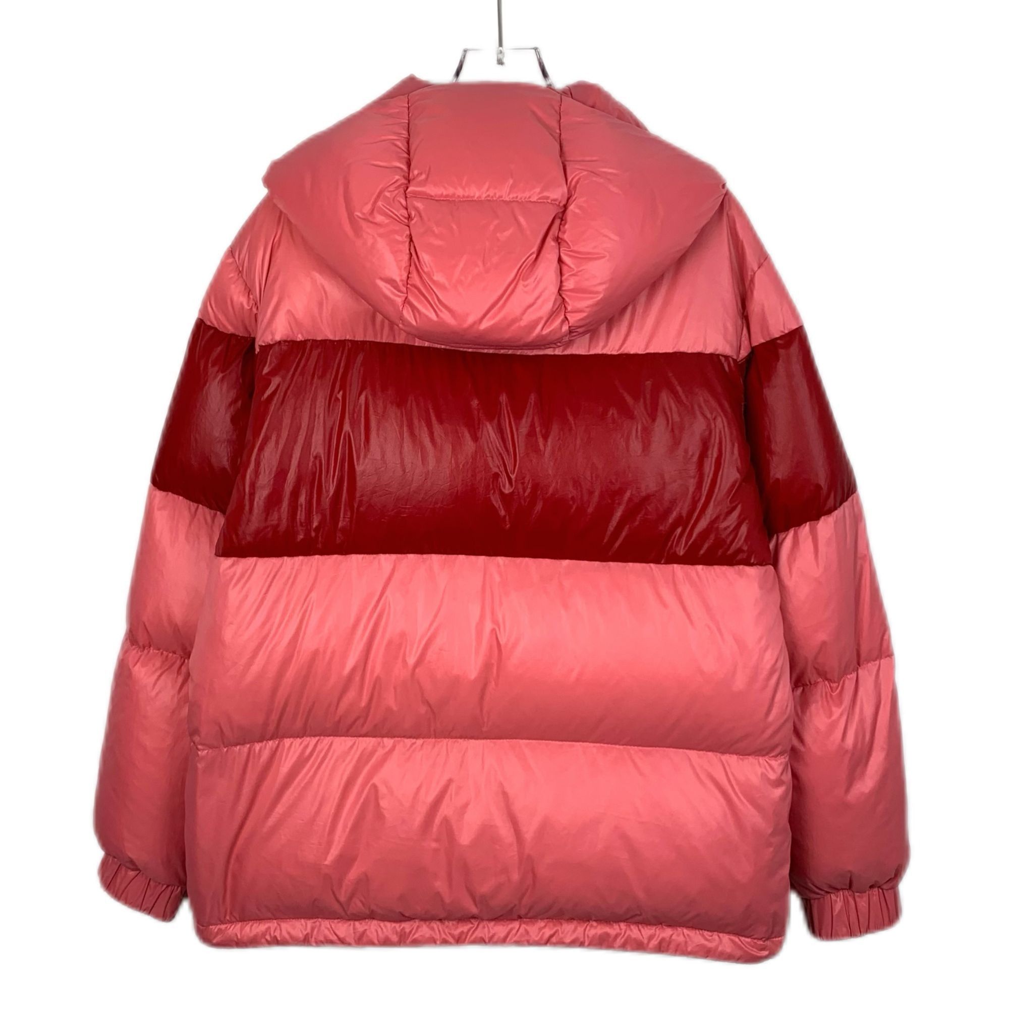 Moncler Moncler Gary Series Pink Logo Patch Hooded Down Jacket (Size Size S / US 4 / IT 40 - 10 Thumbnail