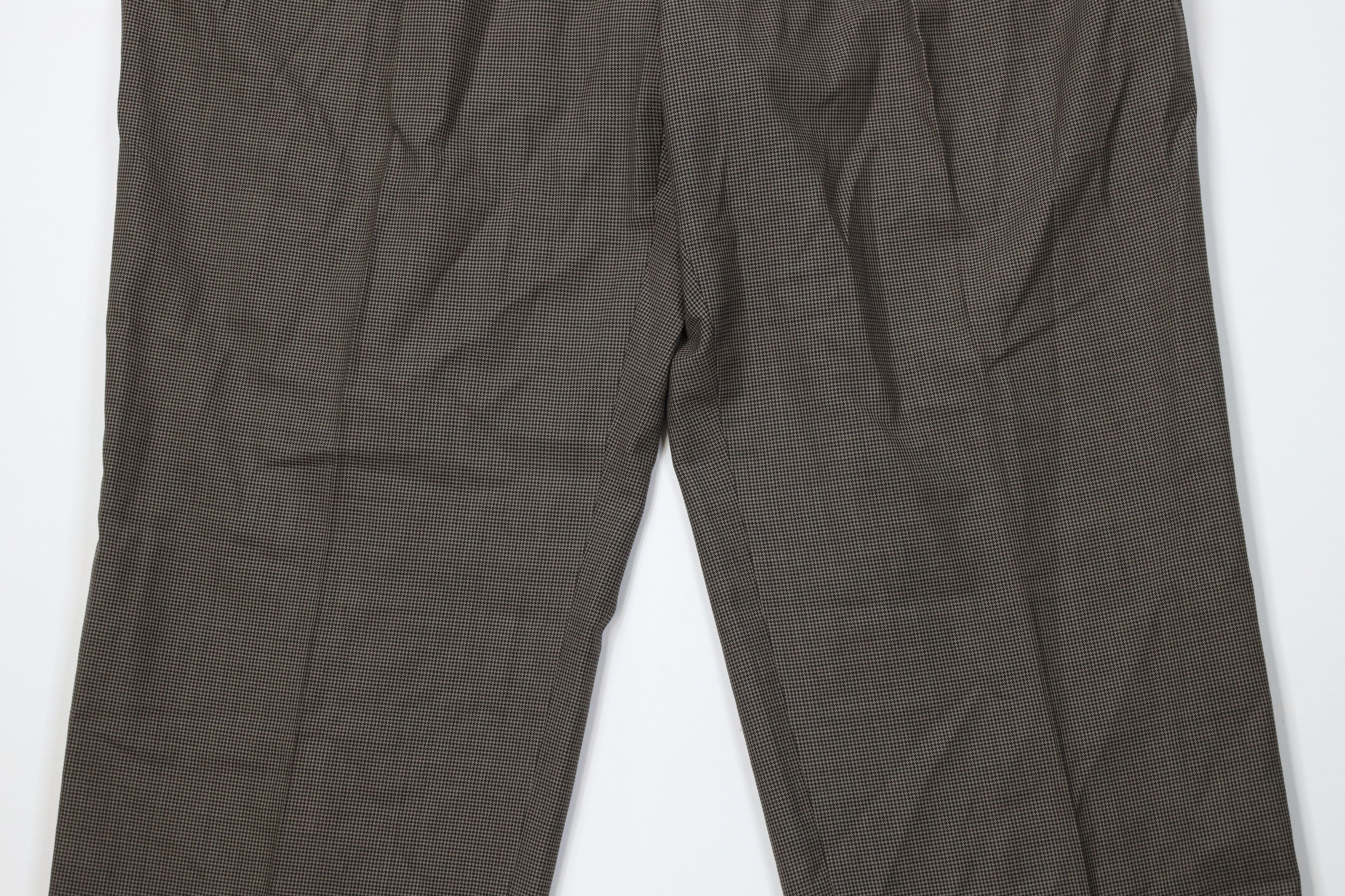 Vintage Vintage 90s Streetwear Houndstooth Wide Leg Chino Pants Size US 40 / EU 56 - 3 Thumbnail