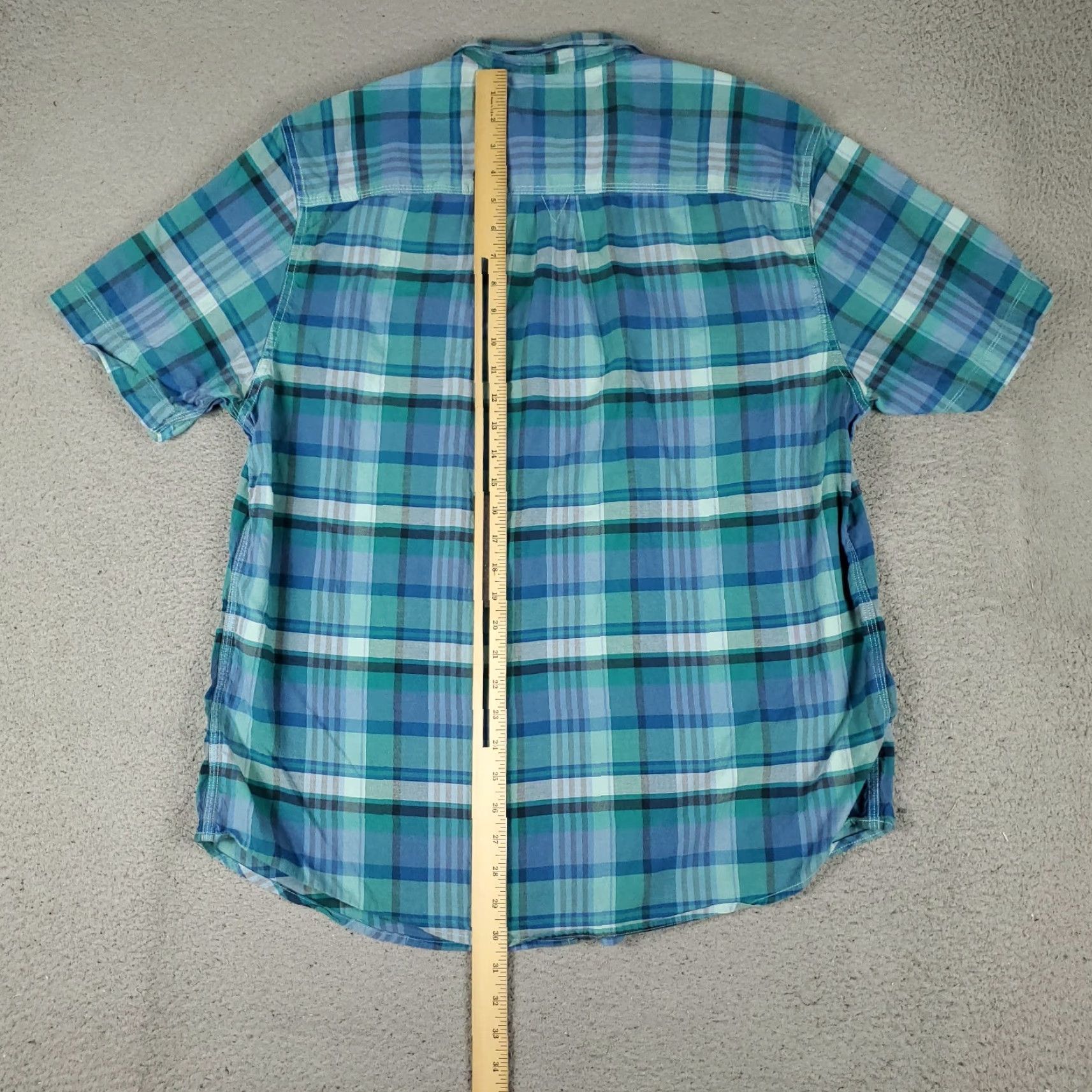 Tommy Bahama Tommy Bahama Shirt Mens XL Blue Plaid Lyocell Button Up Short Sleeve Size US XL / EU 56 / 4 - 3 Thumbnail