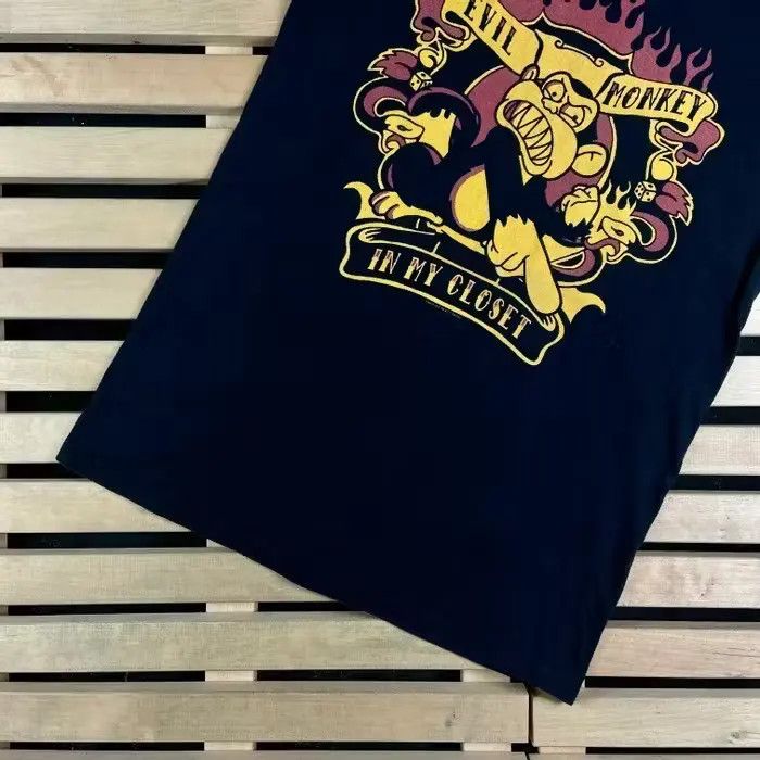 Cartoon Network × Vintage Mens T Shirt Vintage Evil Monkey In My Closet 2008 Size S Size US S / EU 44-46 / 1 - 3 Thumbnail