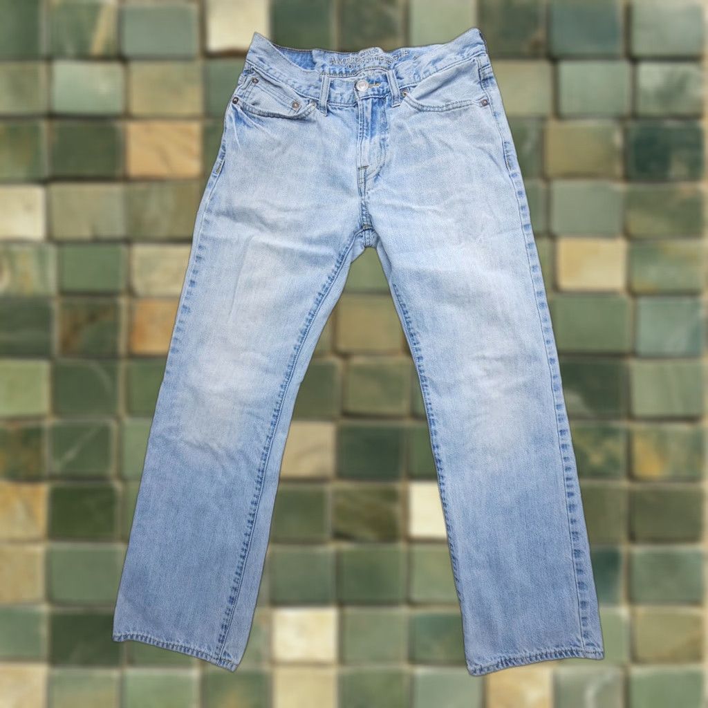 American Eagle Outfitters VINTAGE American Eagle Outfitters Jeans 28 x 30 Light Wash Denim Bootcut Mens Regular Blue 5-Pocket Southwestern 90s? Size US 28 / EU 44 - 1 Thumbnail