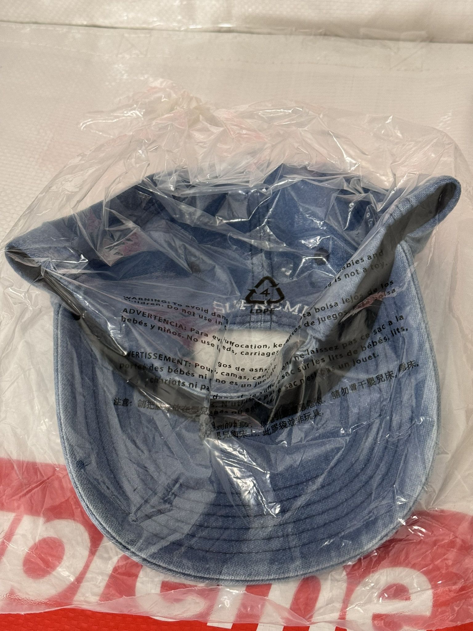Supreme Supreme Interstate 6-Panel Light Denim cap hat fw 20 Size ONE SIZE - 5 Thumbnail