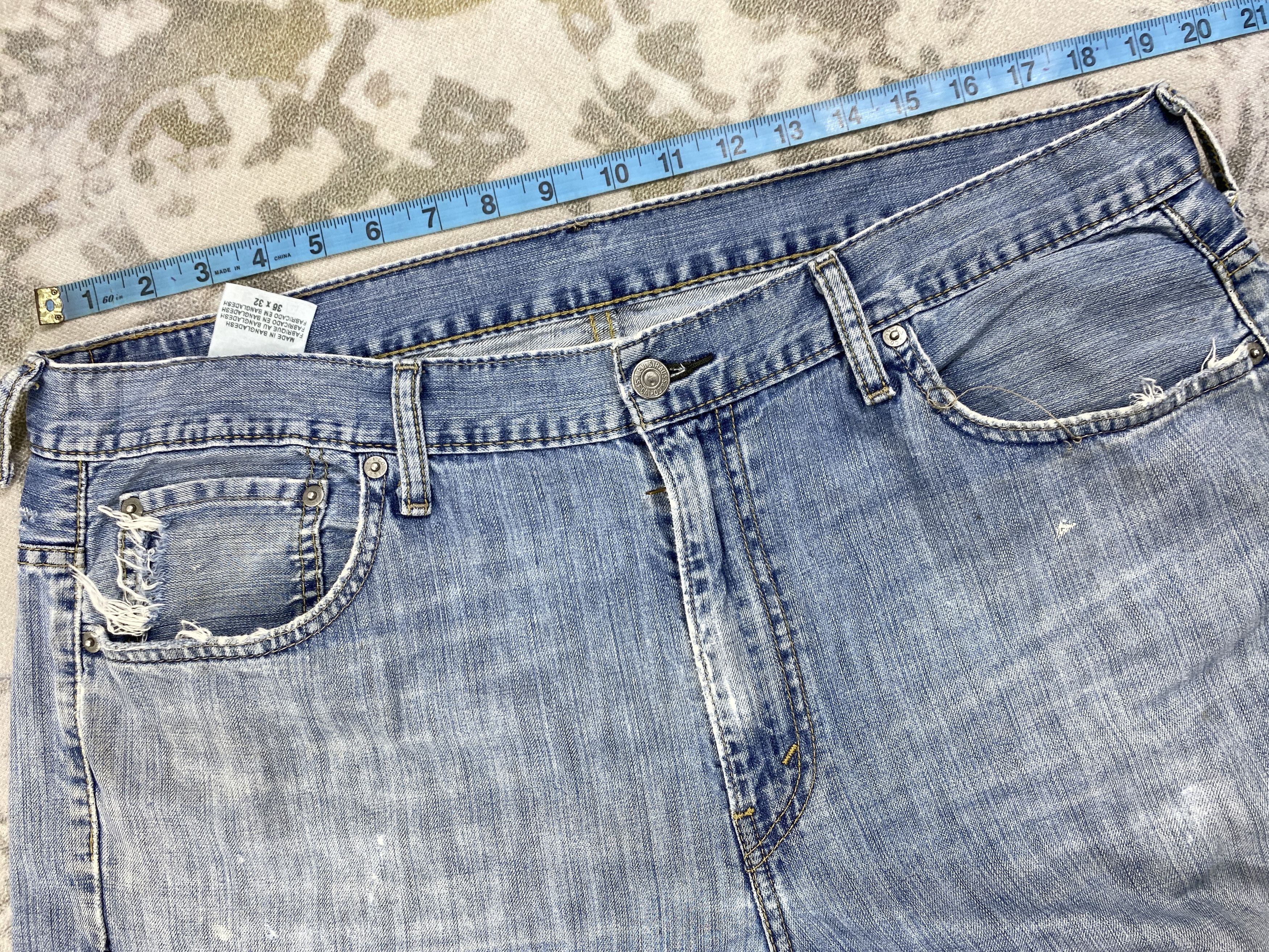 Japanese Brand Vintage Levi's 569 Denim 38 x 31.5 -JN376 Size US 38 / EU 54 - 5 Thumbnail