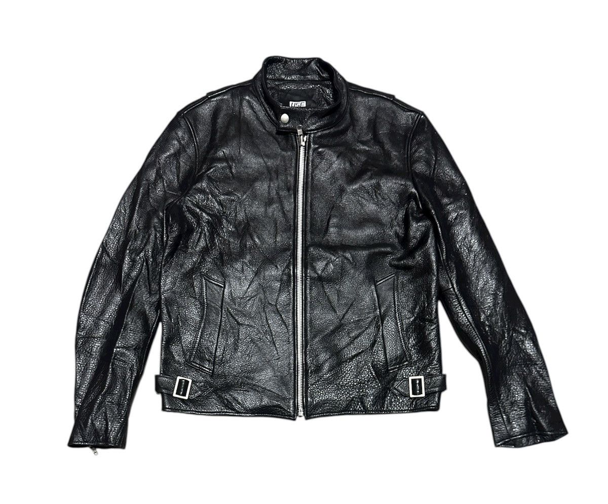 Leather Vintage Urban Stoff Motocycle Leather Jacket Size US XL / EU 56 / 4 - 1 Thumbnail