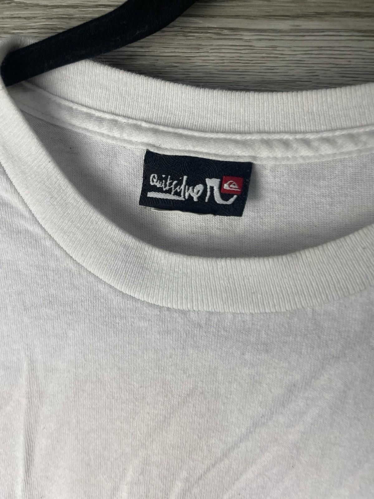 Quiksilver Quicksilver Men's Large Vintage Y2K Skate Surf Orange White Size US L / EU 52-54 / 3 - 3 Thumbnail