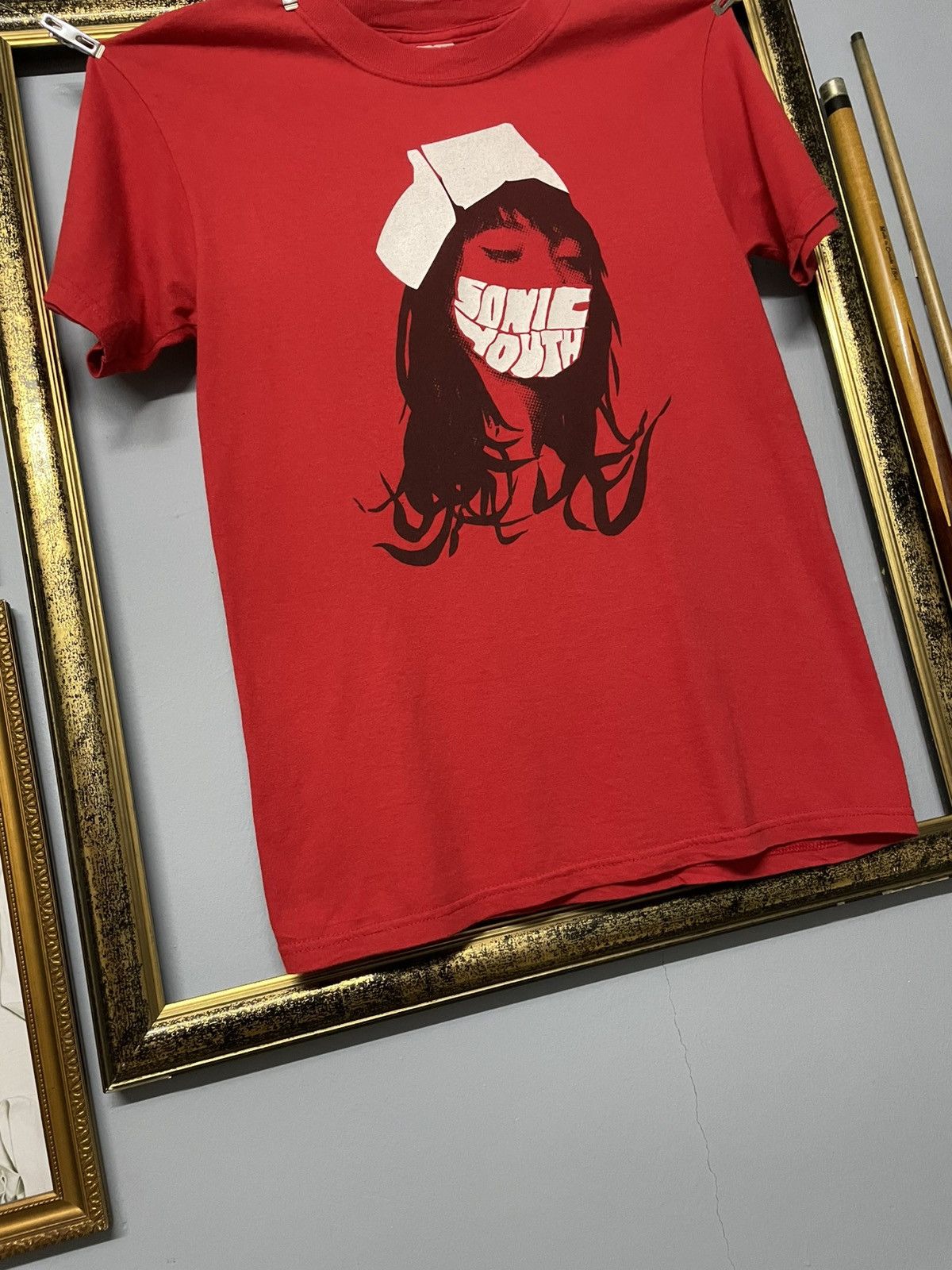 Band Tees Vintage Original Sonic Youth Nurse Art Face Og Rock Tshirt Size US S / EU 44-46 / 1 - 6 Thumbnail