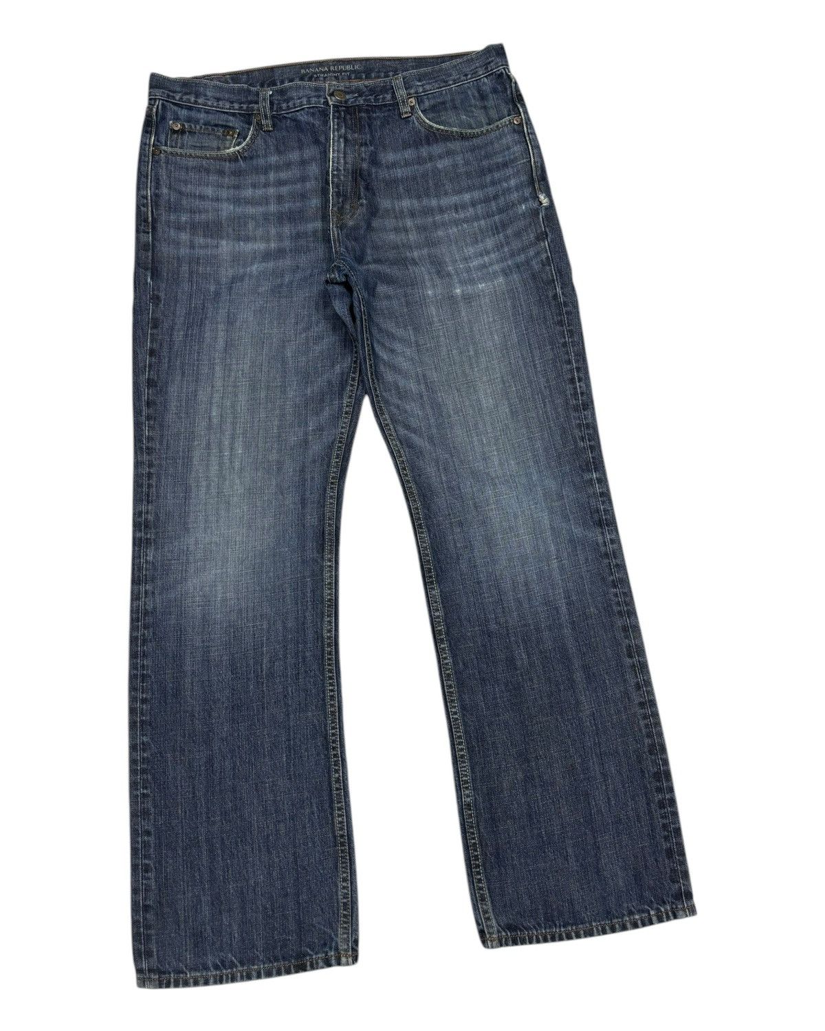 Banana Republic Vintage Banana Republic Baggy Nice Faded Denim Jeans Size US 36 / EU 52 - 3 Thumbnail