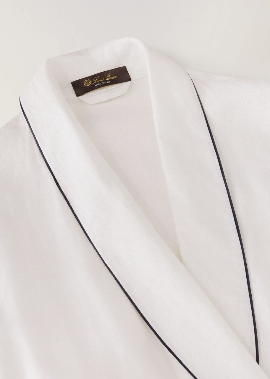 Loro Piana o1srvl11e0524 Robes in White Size L / US 10 / IT 46 - 2 Thumbnail