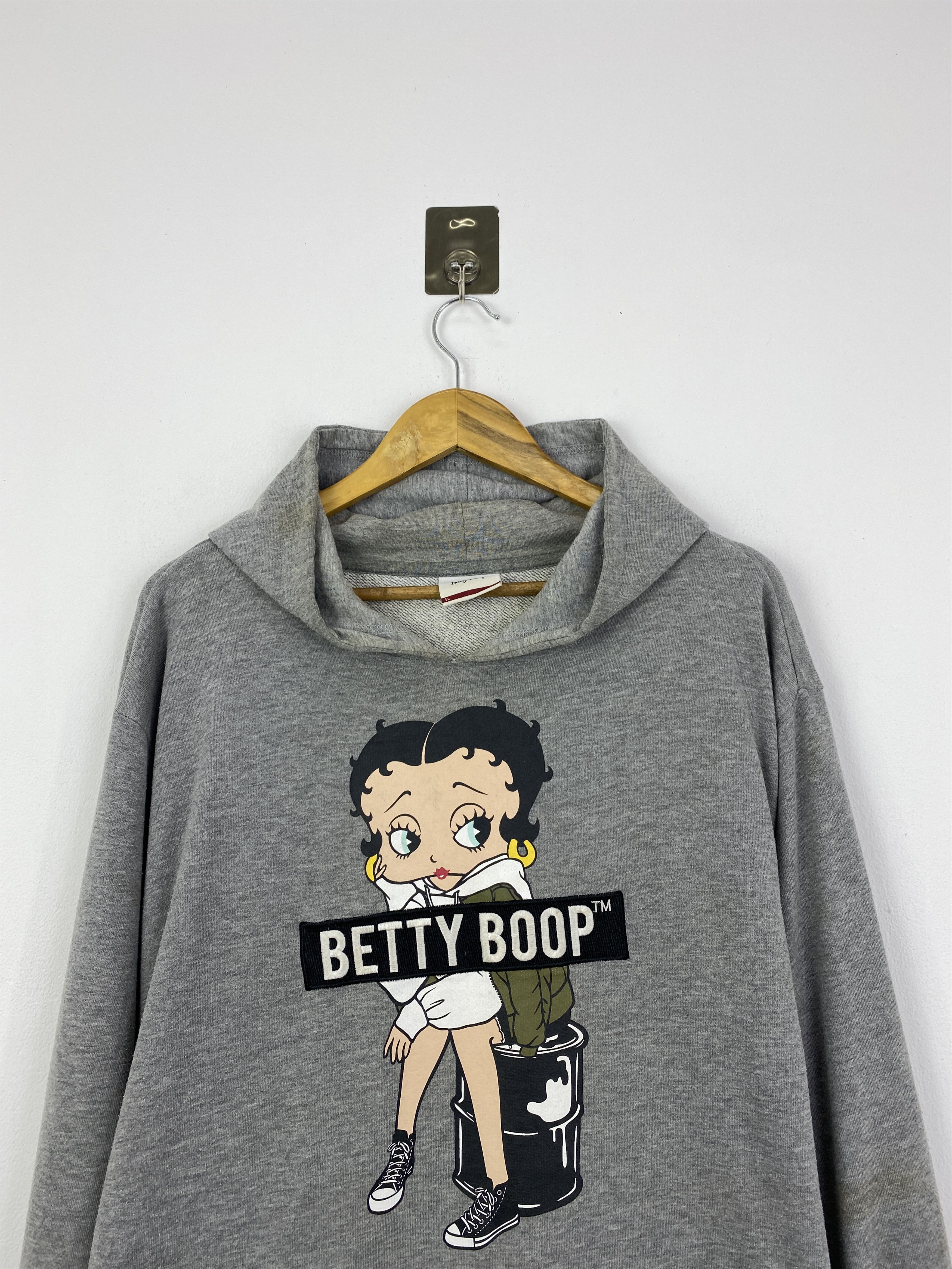 Japanese Brand Vintage Betty Boop Printed Crewneck Sweatshirt SH0095 Size US XXL / EU 58 / 5 - 2 Thumbnail
