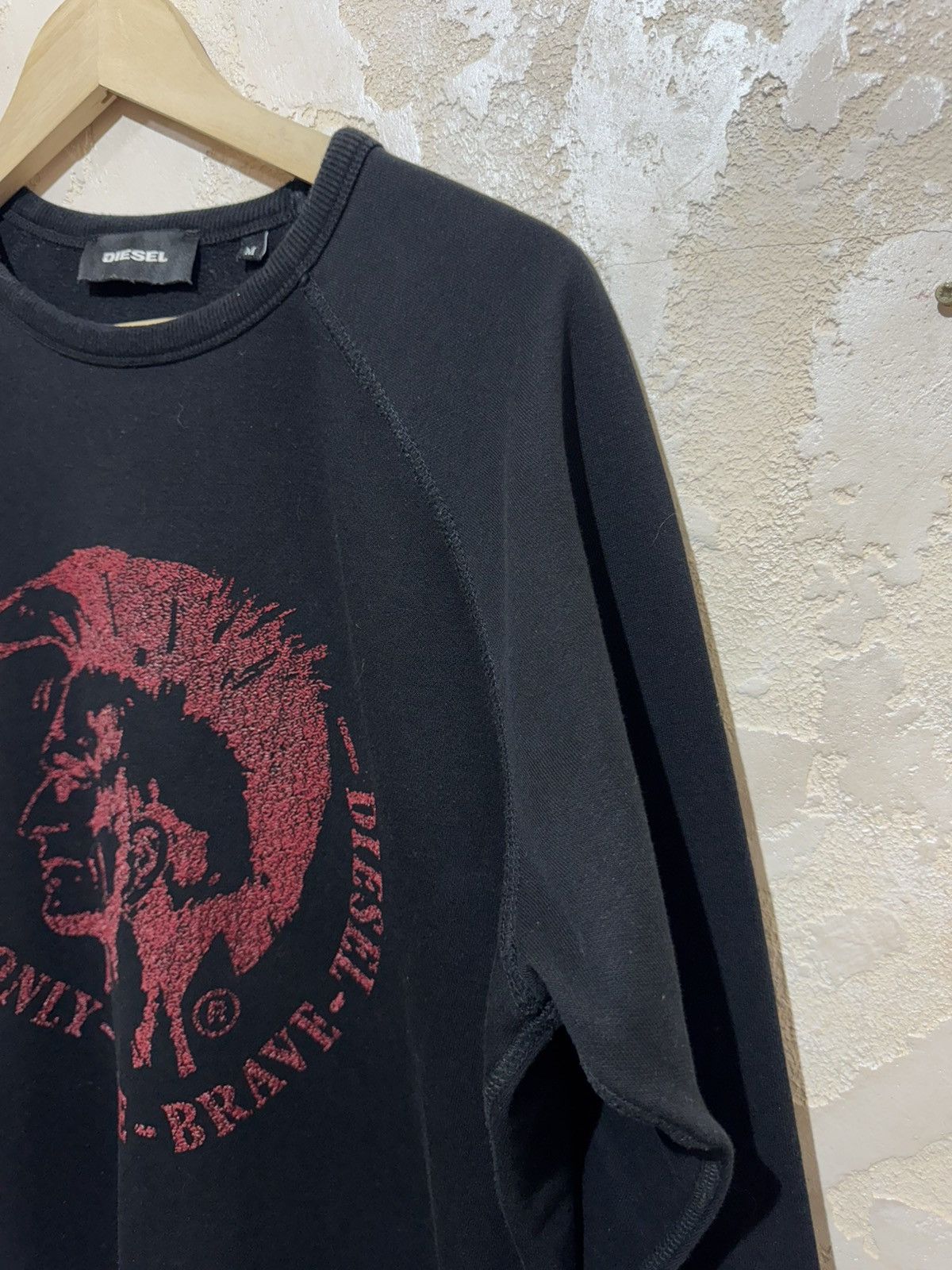 Diesel Vintage Diesel Pull Over SweatShirt Only The Brave Men's Size US M / EU 48-50 / 2 - 6 Thumbnail