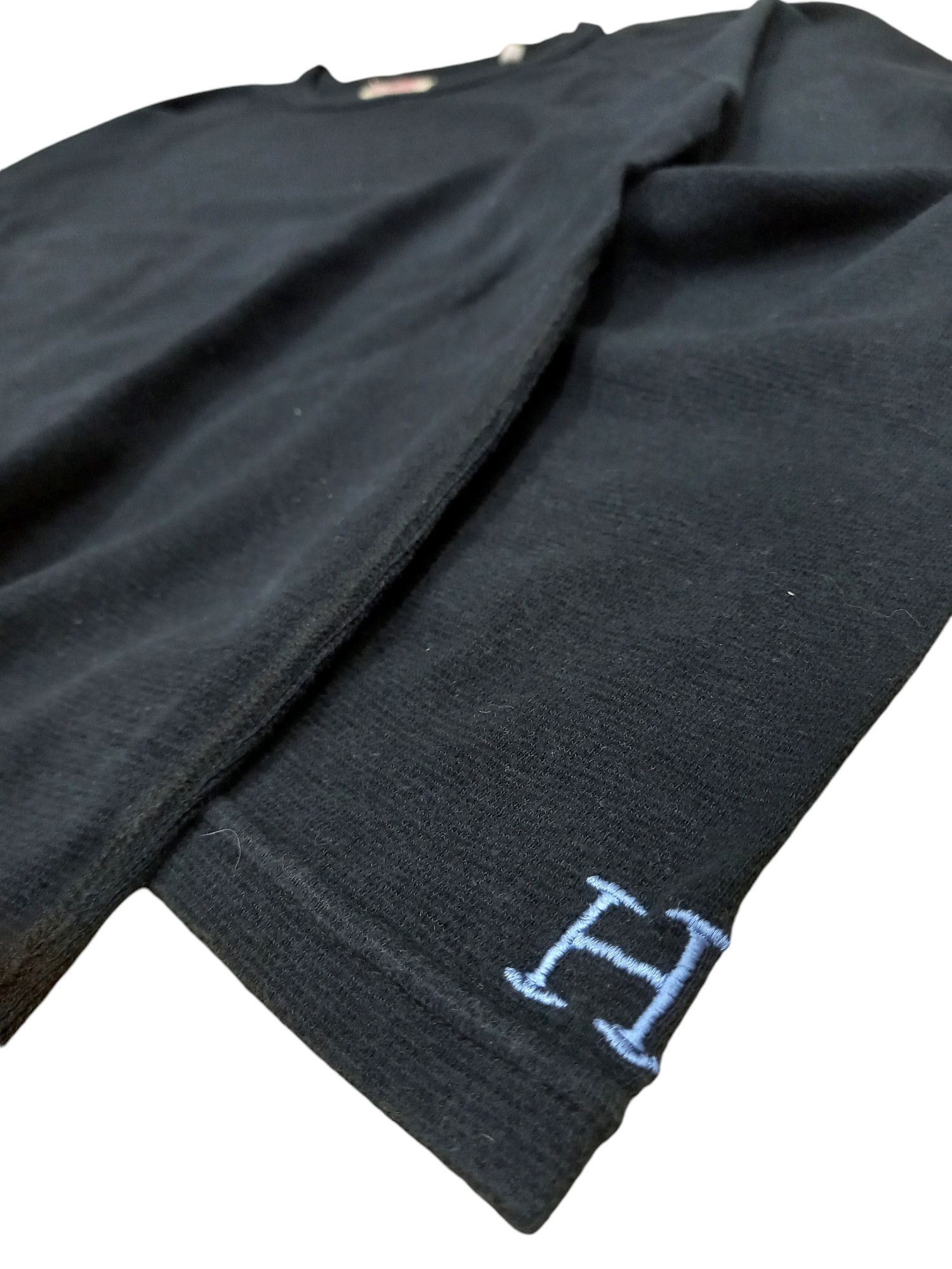 Blue Blue Japan × HOLLYWOOD RANCH MARKET × Japanese Brand H.R.Market Blue Blue Japan Black LS Tee Size L / US 10 / IT 46 - 2 Thumbnail