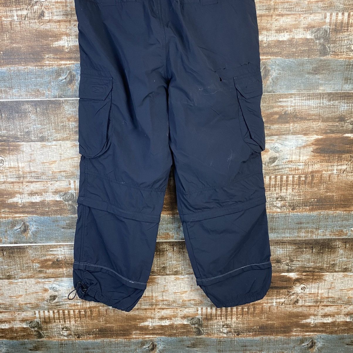 Japanese Brand × Uniqlo DL Uniqlo Dark Blue Cargo Multipocket Pants #C1129 Size US 33 - 16 Thumbnail