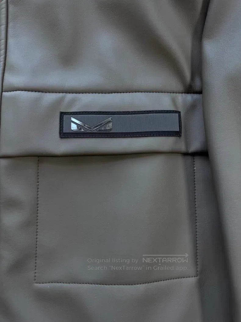 Fendi Fendi Olive Green Eco-Leather Coat Size US M / EU 48-50 / 2 - 3 Thumbnail