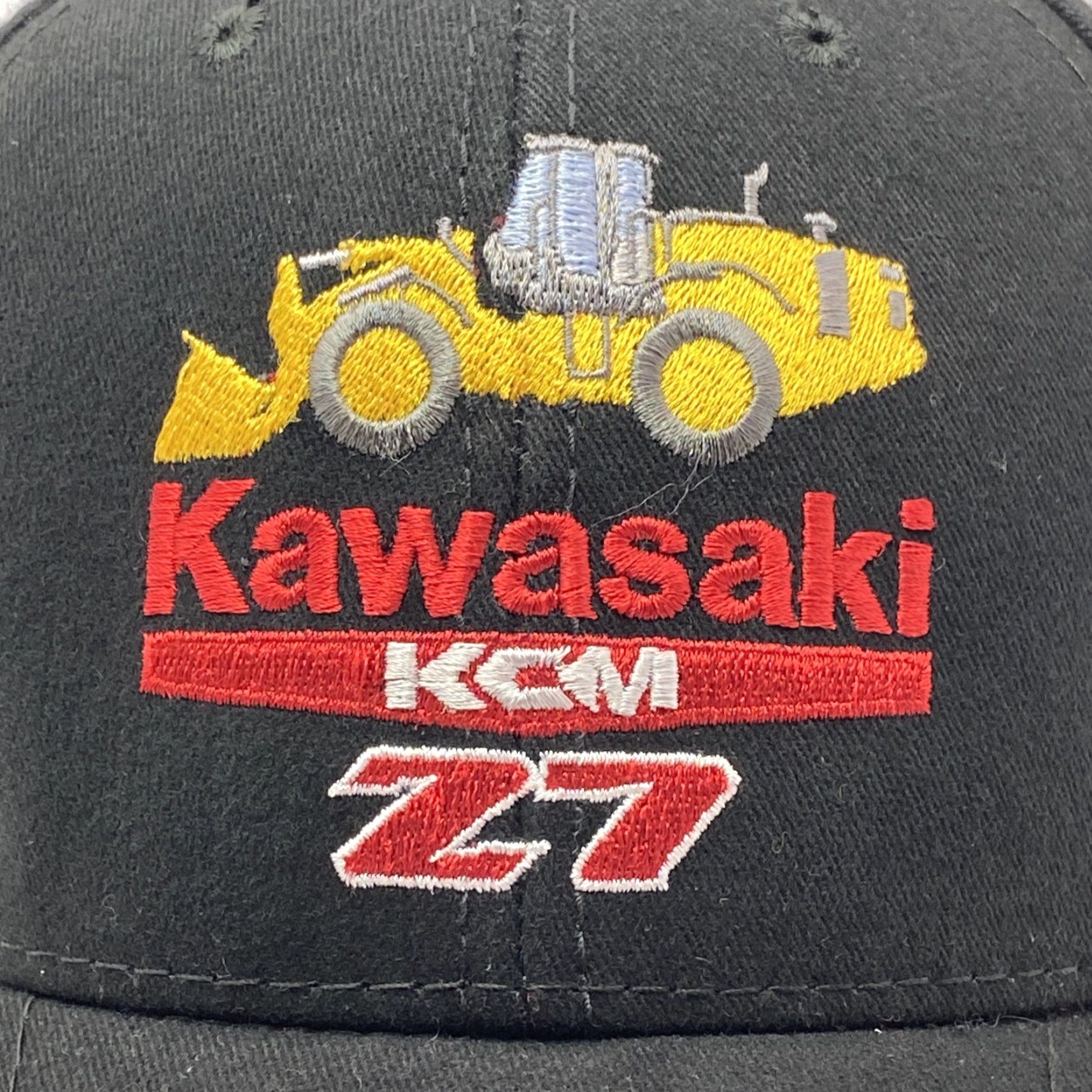 Vintage CROWN KAWASAKI BASEBALL CAP BLACK ONE SIZE ADJUSTABLE COTTON HAT POWER EQUIPMENT MEN Size ONE SIZE - 2 Thumbnail