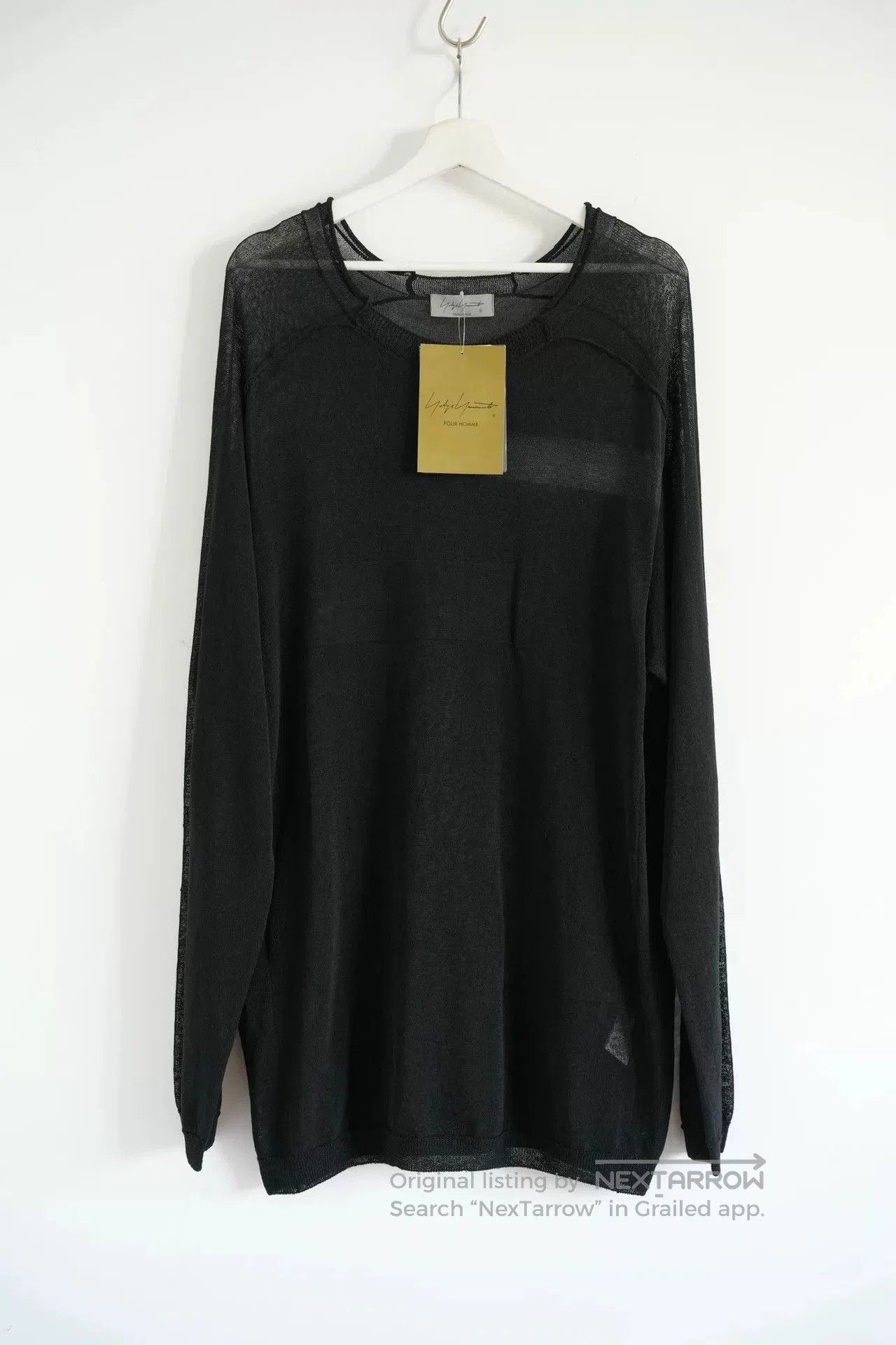 Yohji Yamamoto Yohji Yamamoto Long Sleeve Knit Sweater. Size US M / EU 48-50 / 2 - 1 Thumbnail
