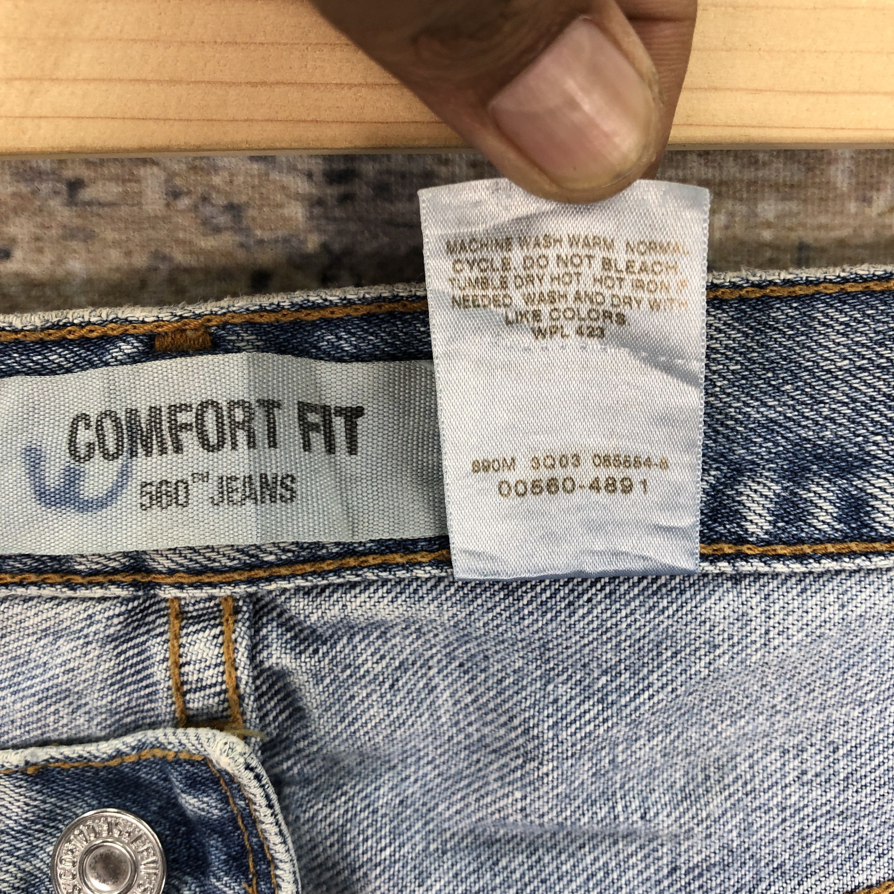 Levi's Vintage Y2K Levis Light Wash Jeans Levi's 560 Faded Denim Size US 36 / EU 52 - 7 Thumbnail