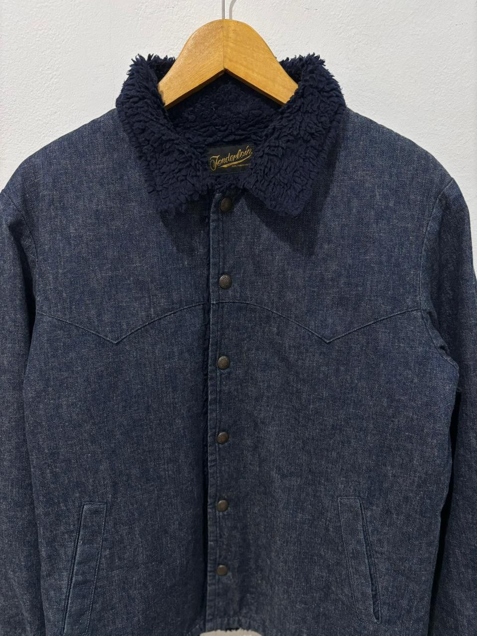 Tenderloin Tenderloin Boa Sherpa Western Denim Jacket Made in JAPAN Size US XS / EU 42 / 0 - 13 Thumbnail