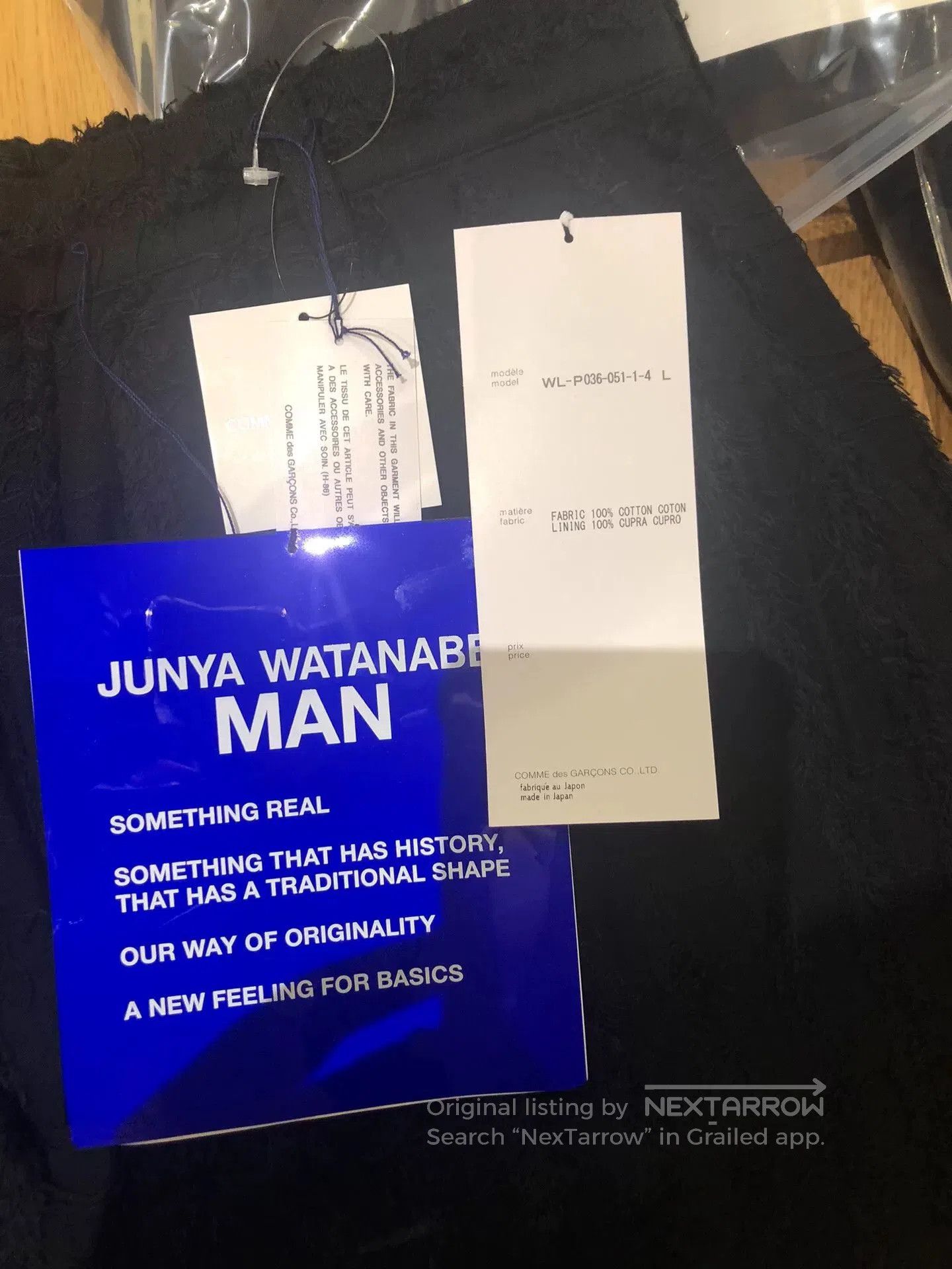 Junya Watanabe junya watanabe wide-leg black pants. Size US 34 / EU 50 - 7 Thumbnail