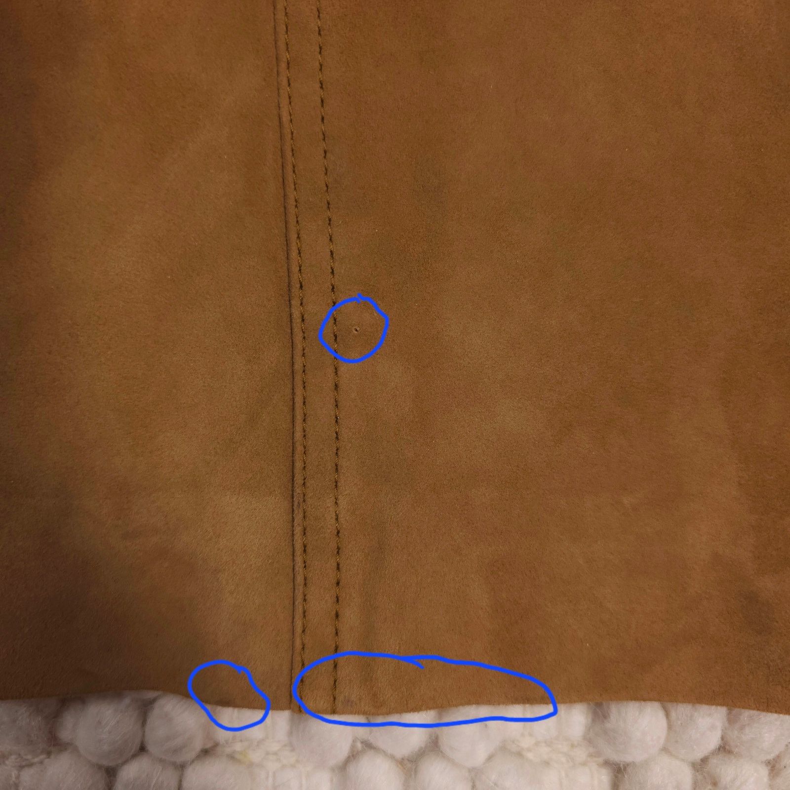 Boden NWT Boden Suede Leather Mini Skirt Tan Sz 4 Size 27" / US 4 / IT 40 - 8 Thumbnail