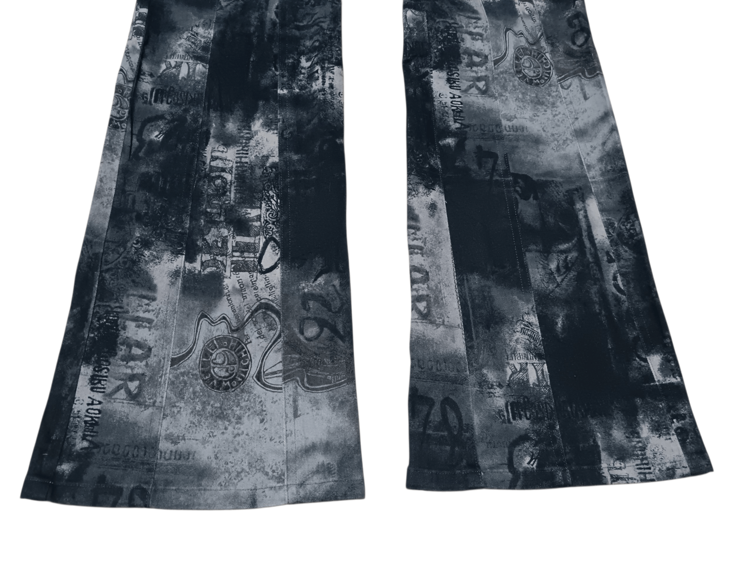 Hysteric Glamour TACHIBANA EMOPUNK FULL PRINTED FLARED PANT Size 28" / US 6 / IT 42 - 3 Thumbnail