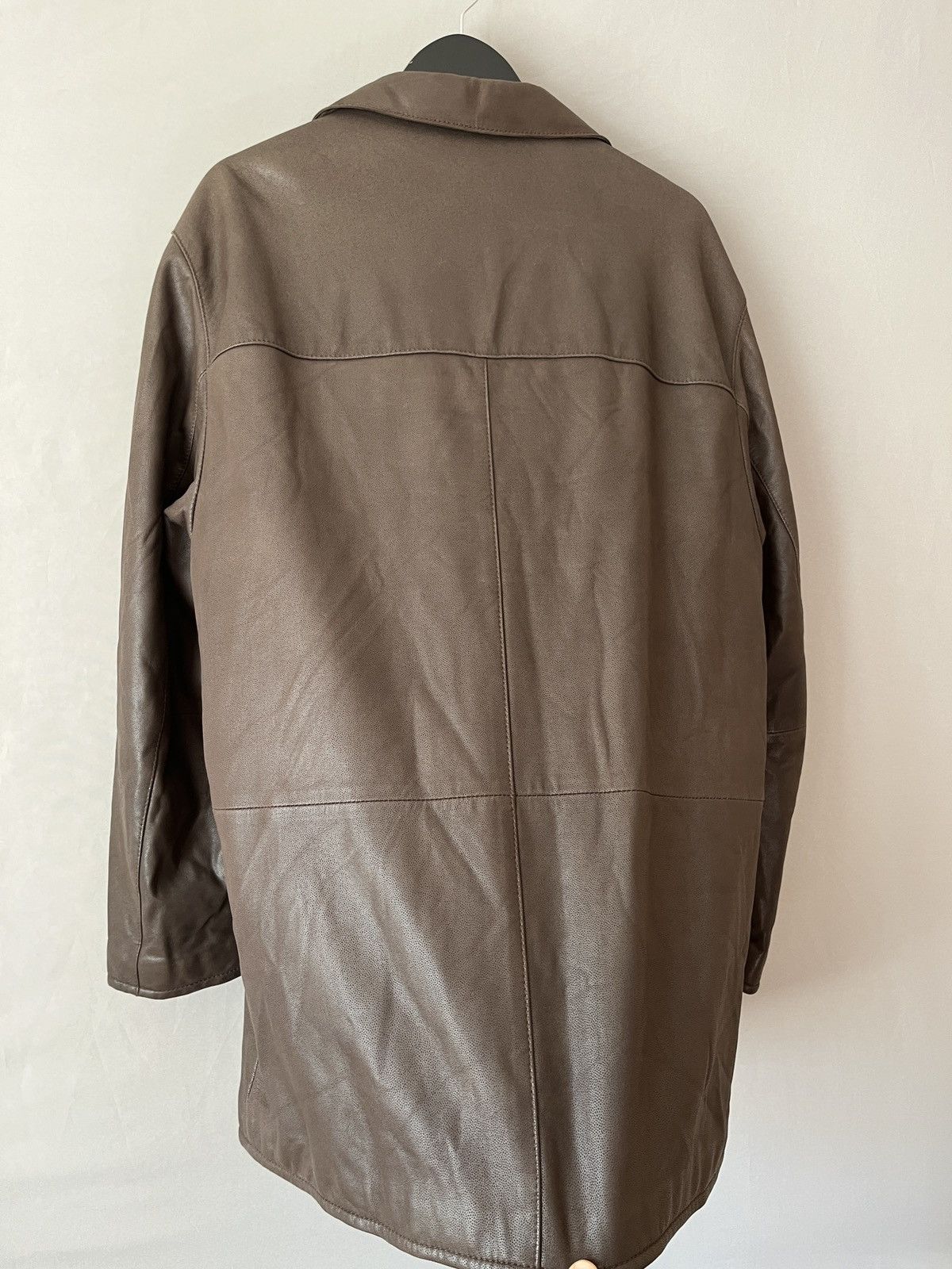 Italic Moriano Italian Luxury Soft Leather Cashmere Lined Coat Size US M / EU 48-50 / 2 - 17 Thumbnail