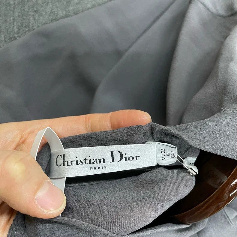Dior Dior Gray gauze little bee shirt Size XS / US 0-2 / IT 36-38 - 5 Thumbnail